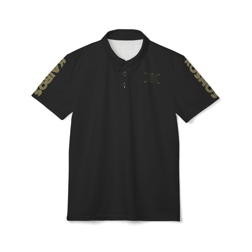 Aether Collection BLACK Polo Shirt —  Casual Work & Golf Polo