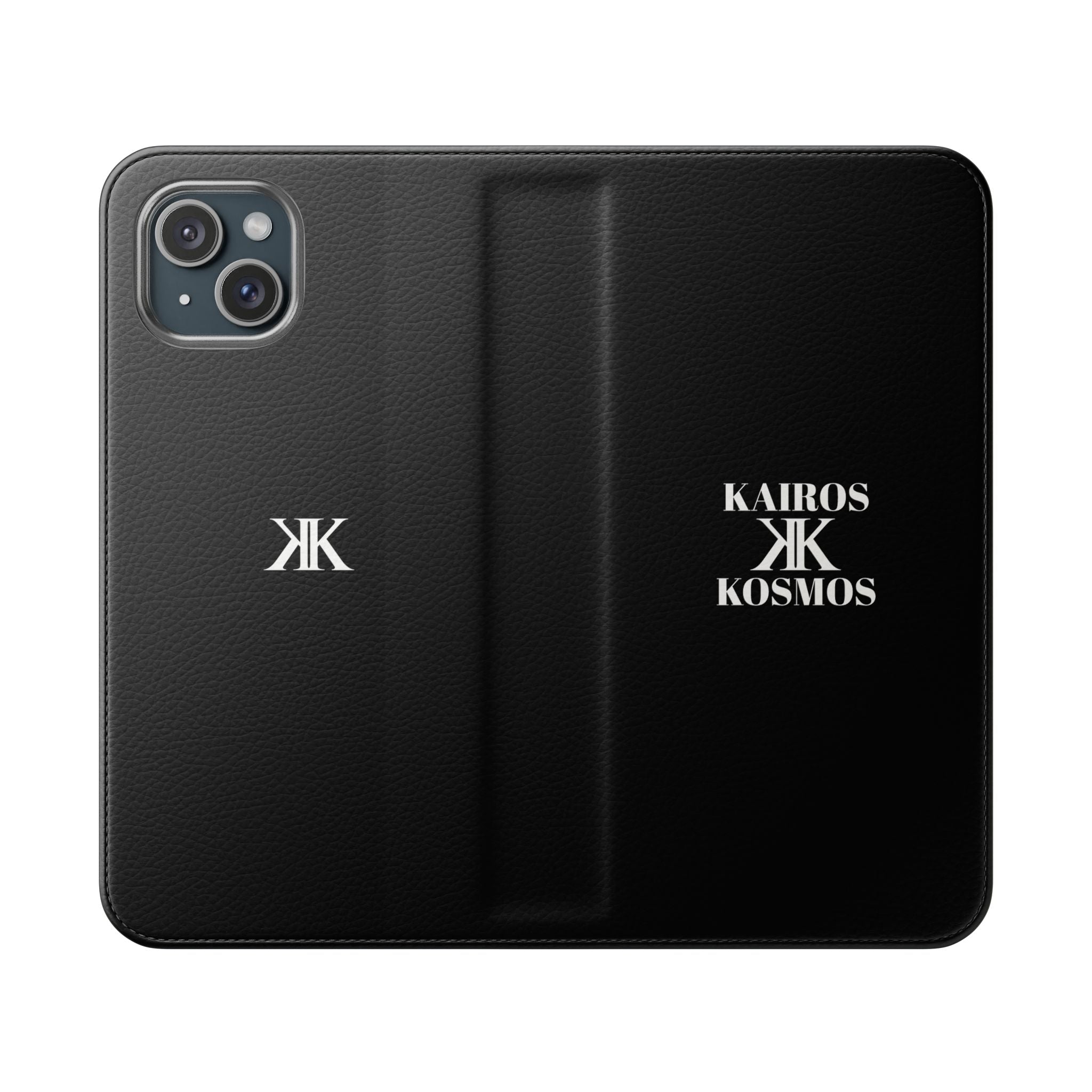 Kairos Kosmos Logo BLACK Flip Phone Case