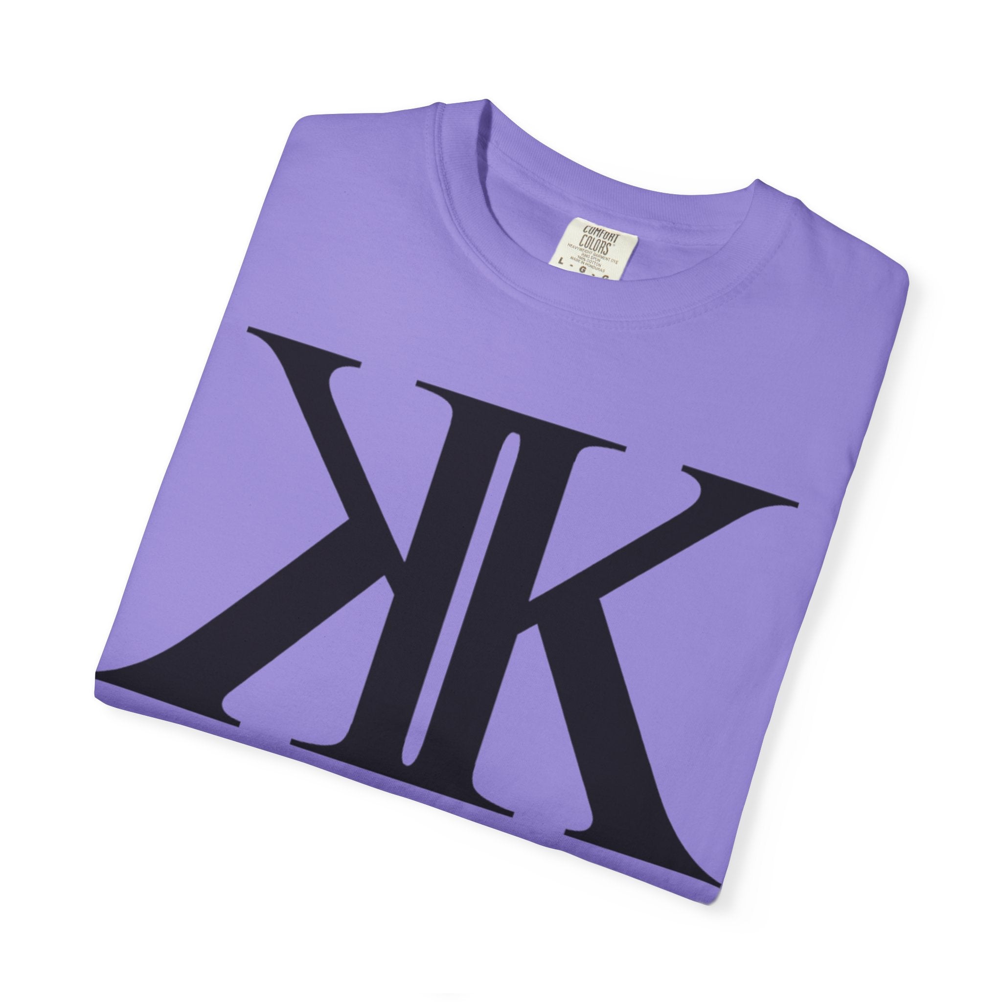 KK Monogram Tee — Bold Symmetrical Lettermark T-Shirt