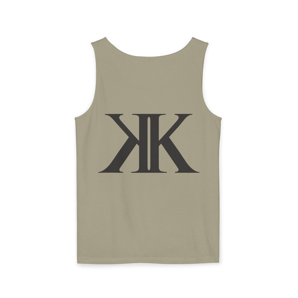 KK Monogram Tank Top — Minimalist Logo Graphic Tank