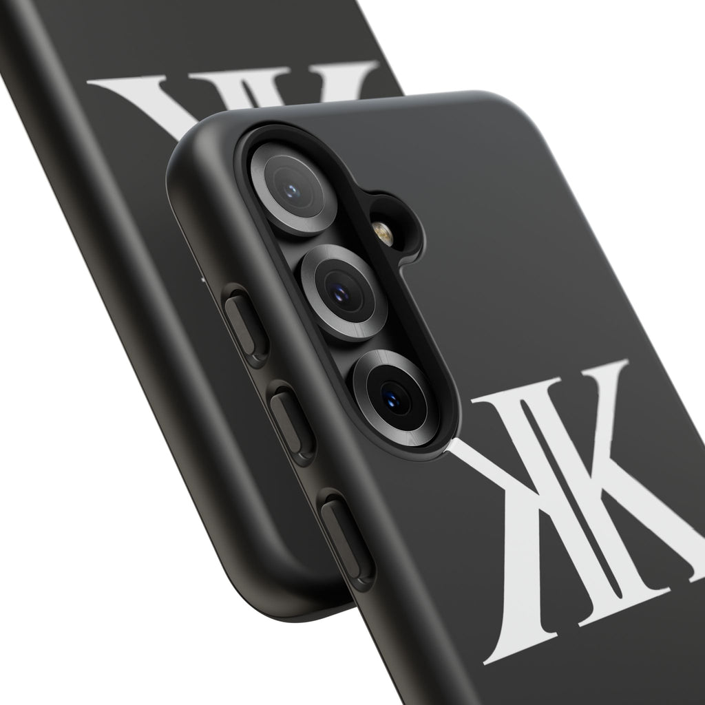 Monogram KK Phone Case BLACK — Tough Protective iPhone Cover