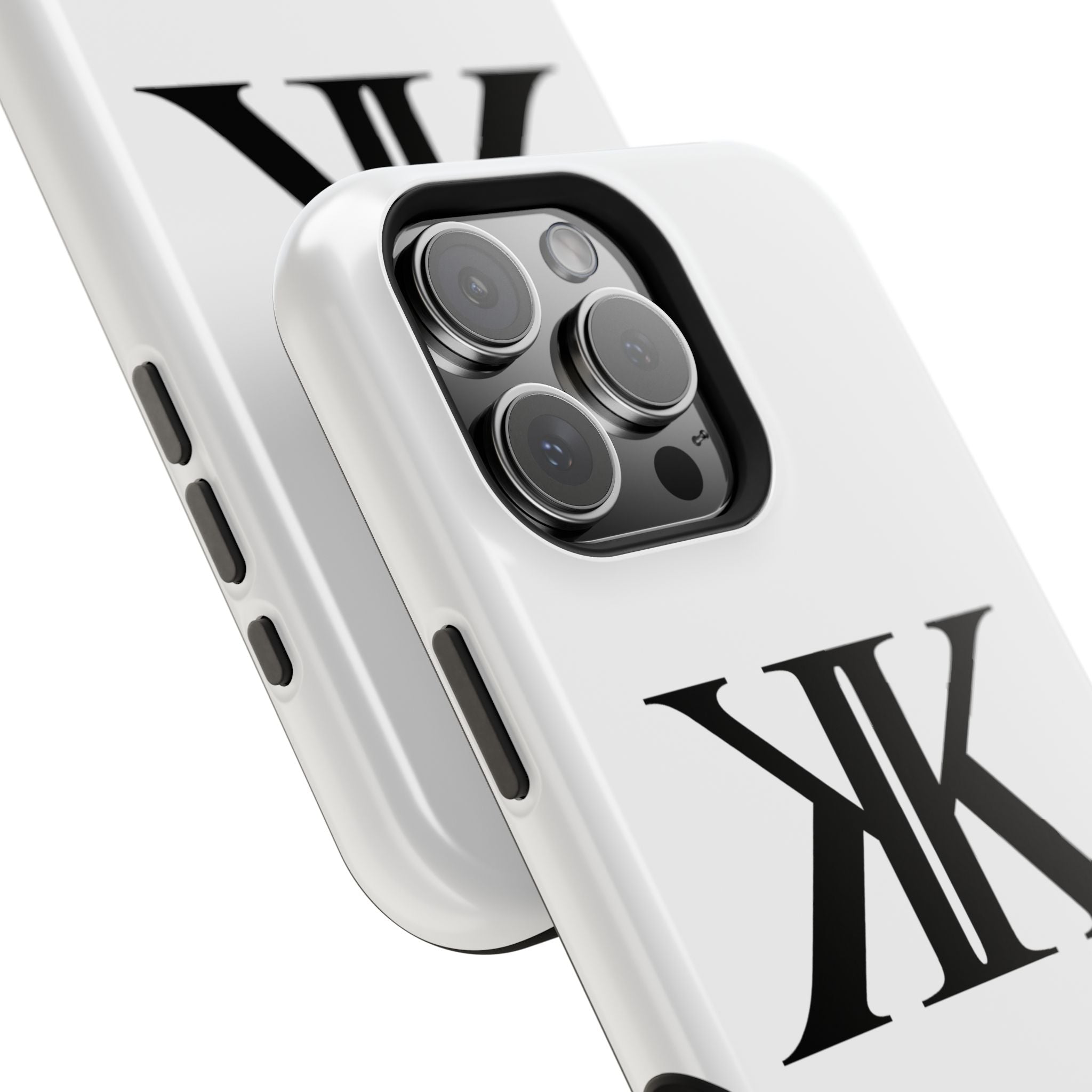 Magnetic Impact-Resistant Case with Bold KK Monogram