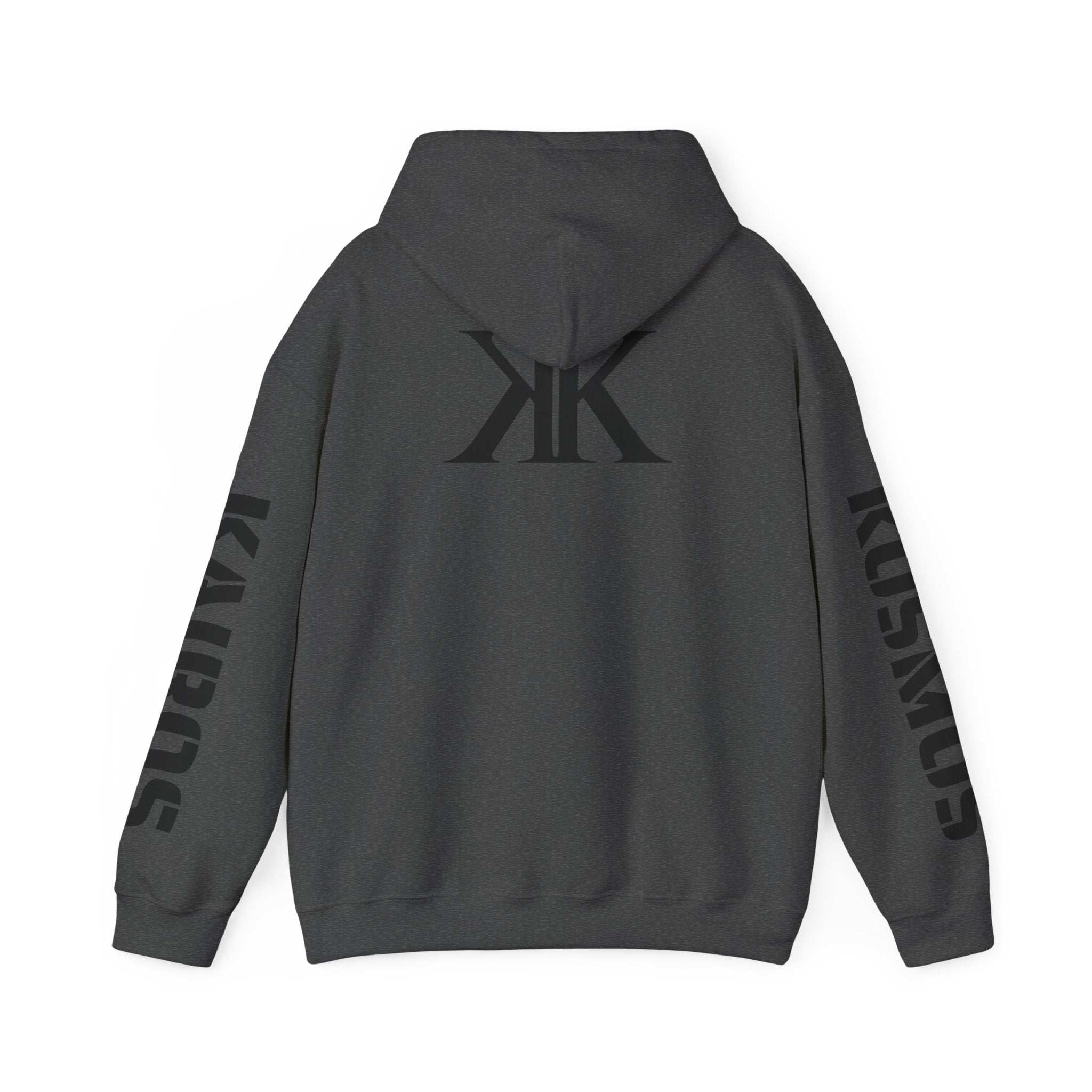 KAIROS KOSMOS Logo Hoodie — Minimalist Black Emblem Pullover