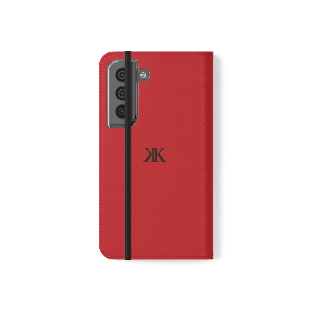 Kairos Kosmos Logo RED Flip Phone Case
