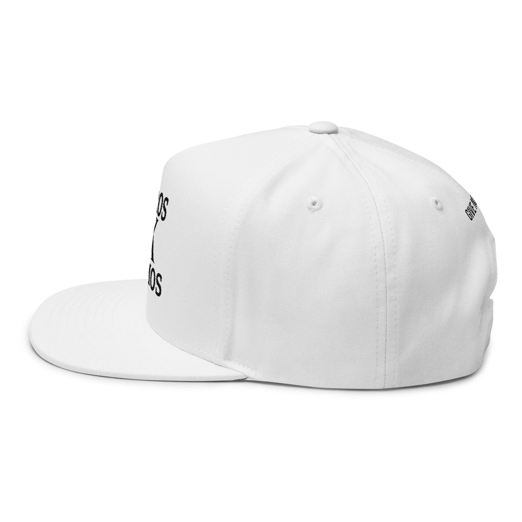 Kairos Kosmos Embroidered Flat Bill Cap — 'Give No Fu*ks' Snapback Hat