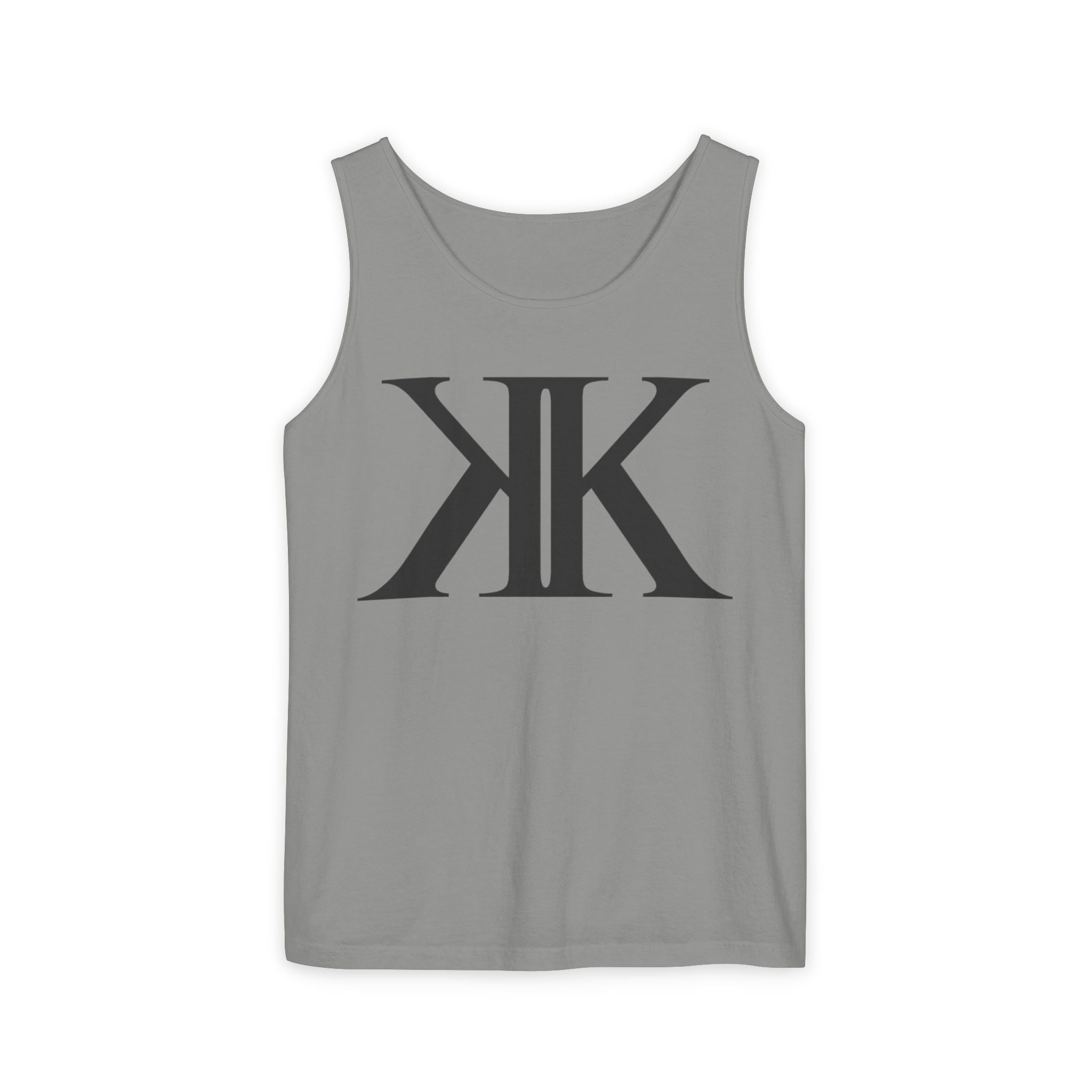KK Monogram Tank Top — Minimalist Logo Graphic Tank