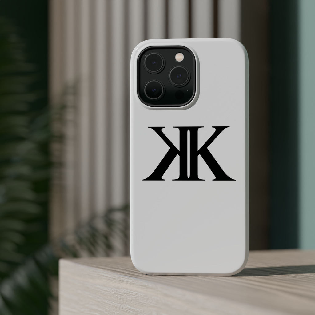 Magnetic Impact-Resistant Case with Bold KK Monogram