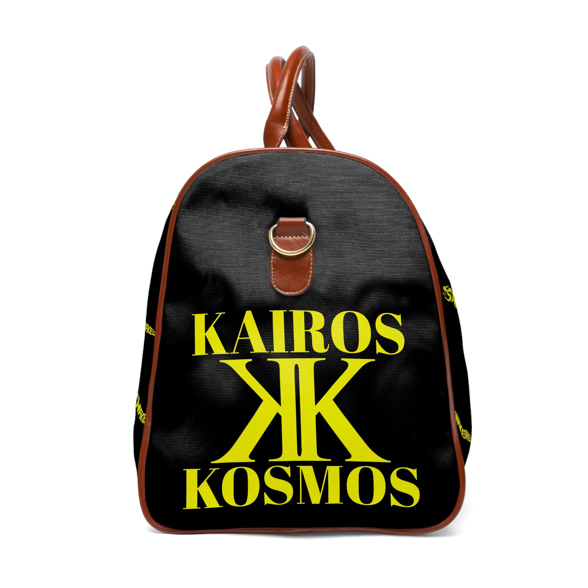 Aspis Collection Waterproof Duffel Bag — Monogrammed Logo Travel Bag