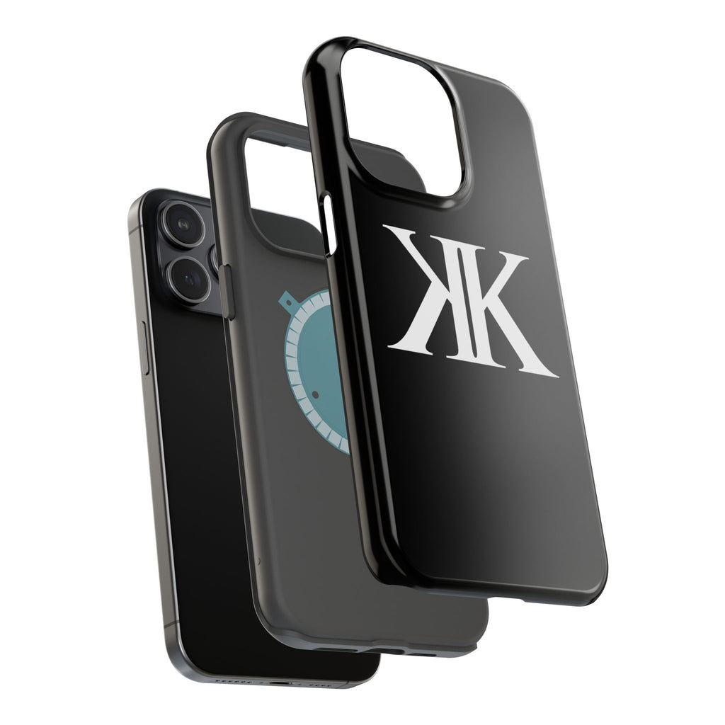 Magnetic Impact-Resistant BLACK Case with Bold KK Monogram