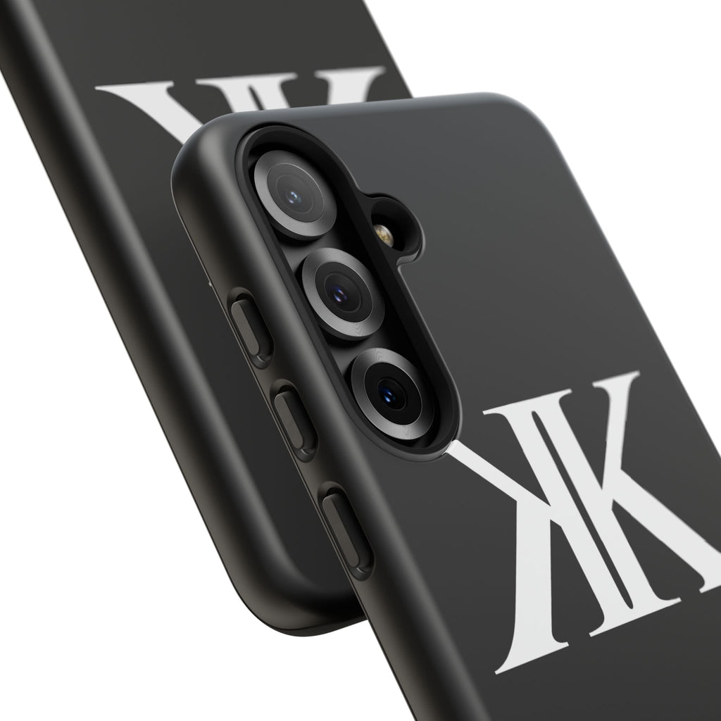 Monogram KK Phone Case BLACK — Tough Protective iPhone Cover