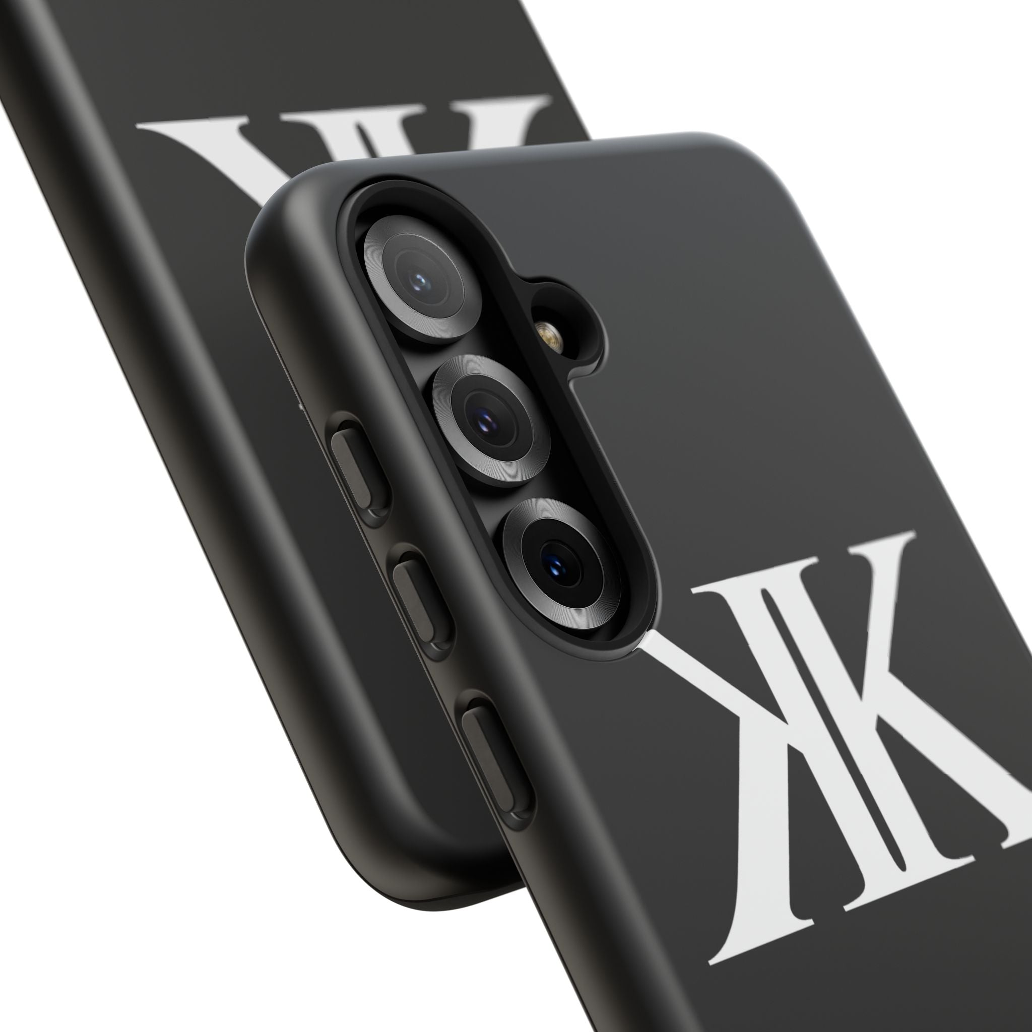 Monogram KK Phone Case BLACK — Tough Protective iPhone Cover