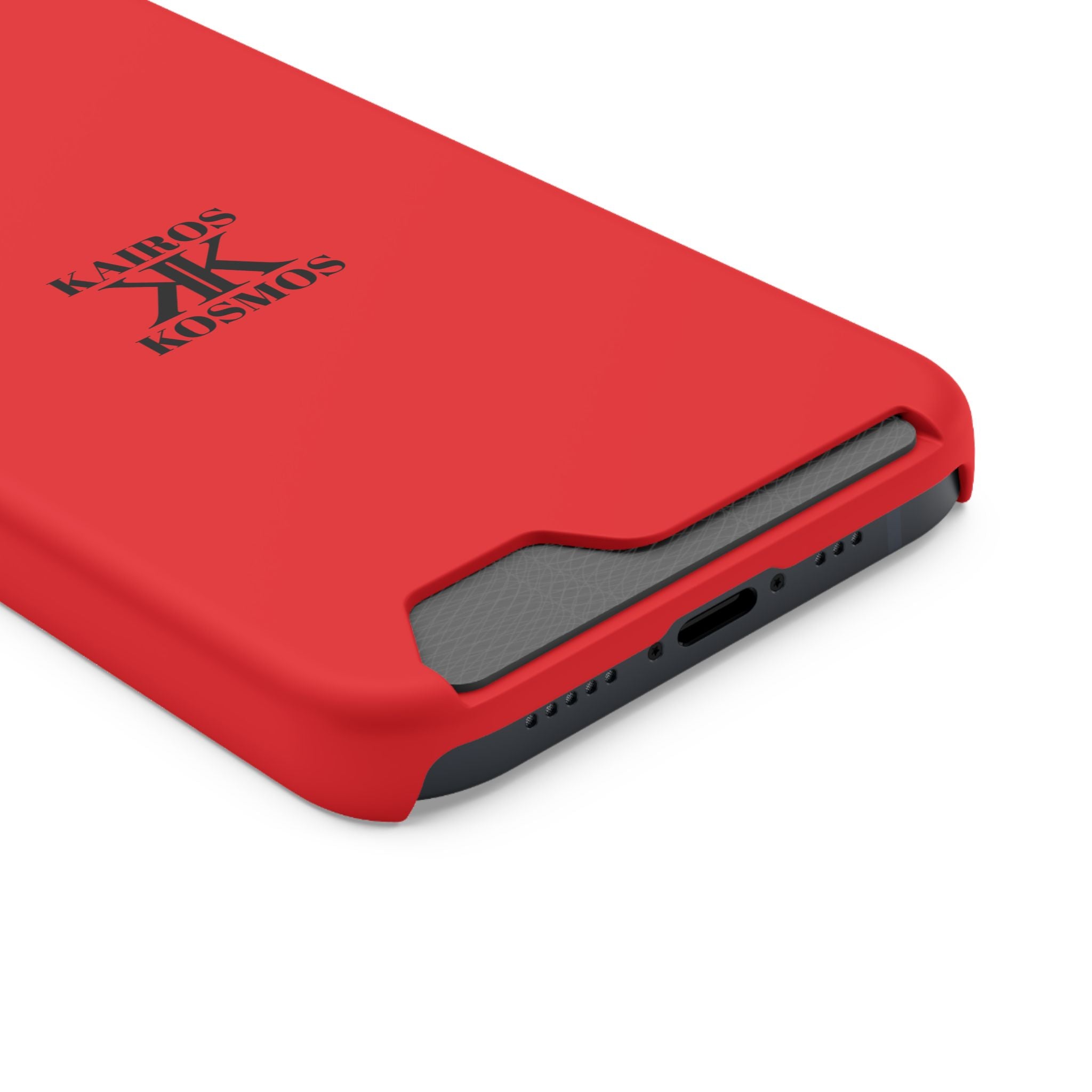 Kairos Kosmos RED Cardholder Phone Case — Slim Protective Wallet Case