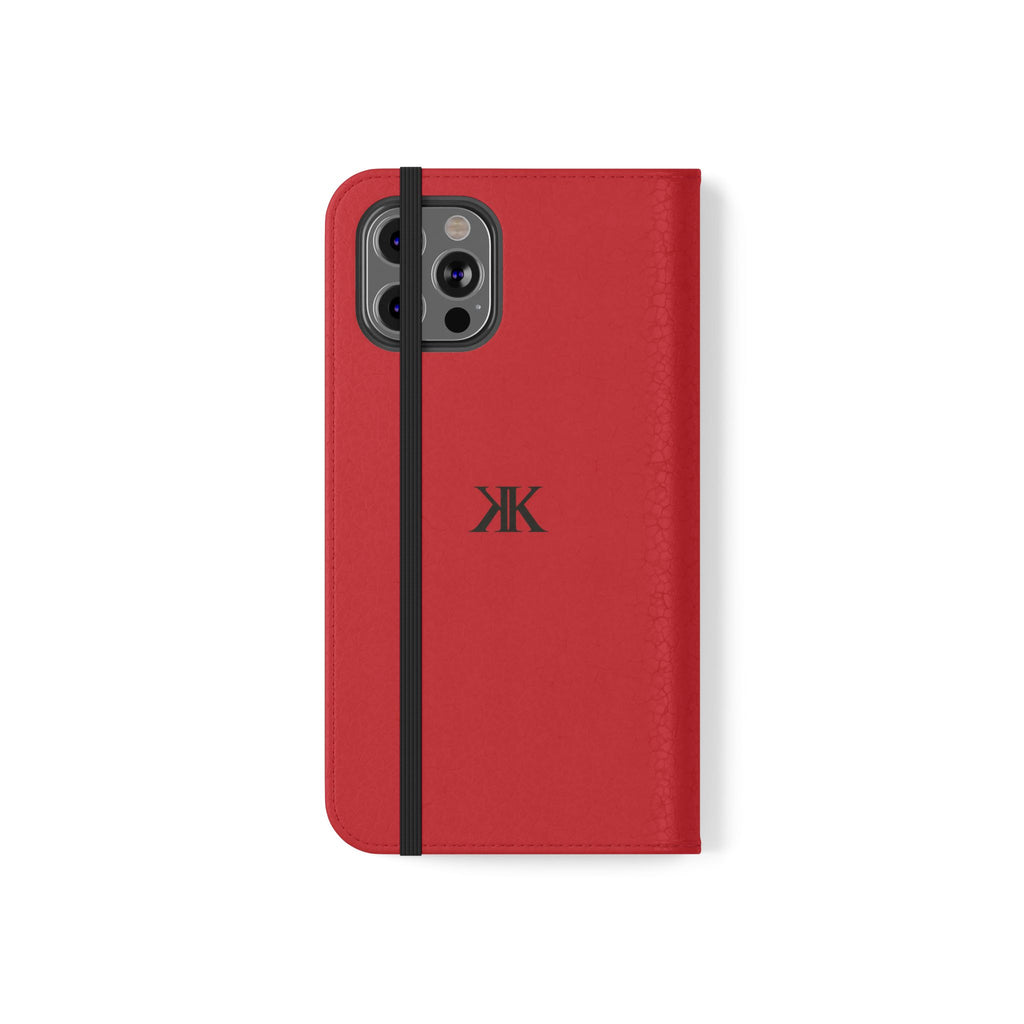 Kairos Kosmos Logo RED Flip Phone Case