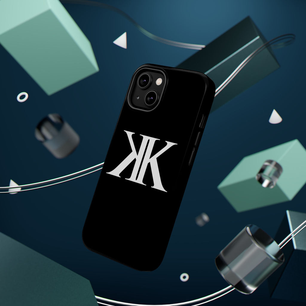 Magnetic Impact-Resistant BLACK Case with Bold KK Monogram