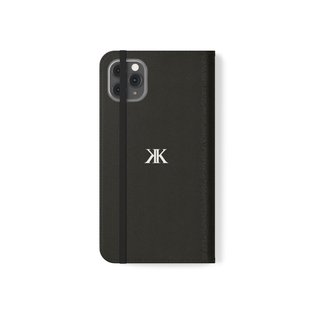 Kairos Kosmos Logo BLACK Flip Phone Case