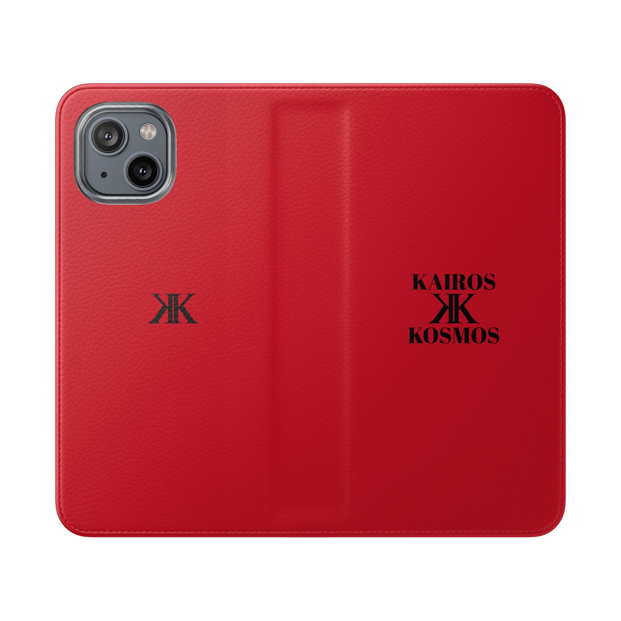 Kairos Kosmos Logo RED Flip Phone Case