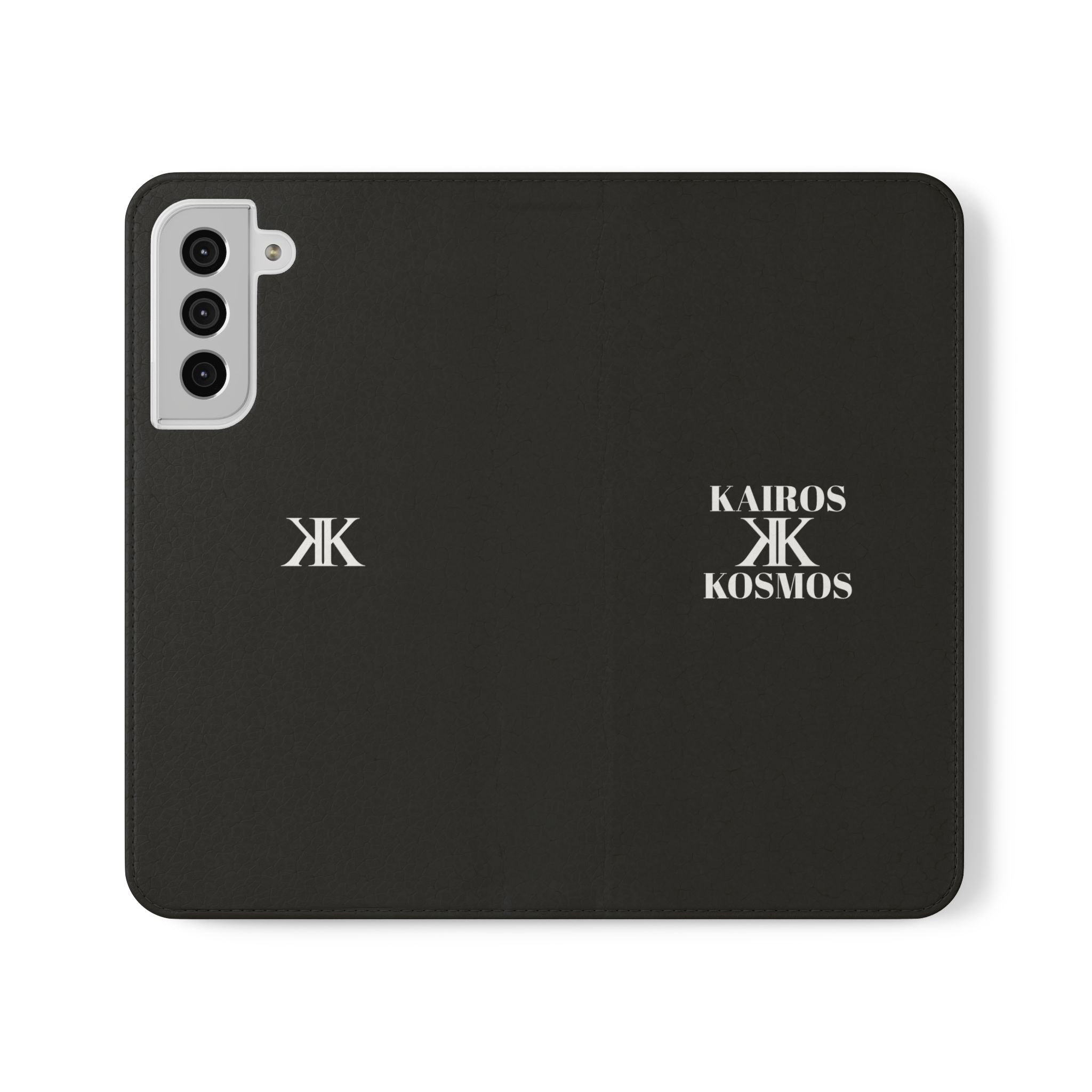 Kairos Kosmos Logo BLACK Flip Phone Case