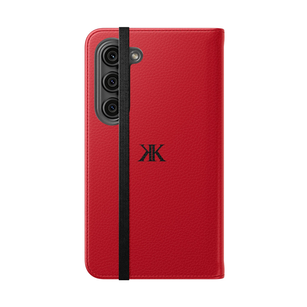 Kairos Kosmos Logo RED Flip Phone Case