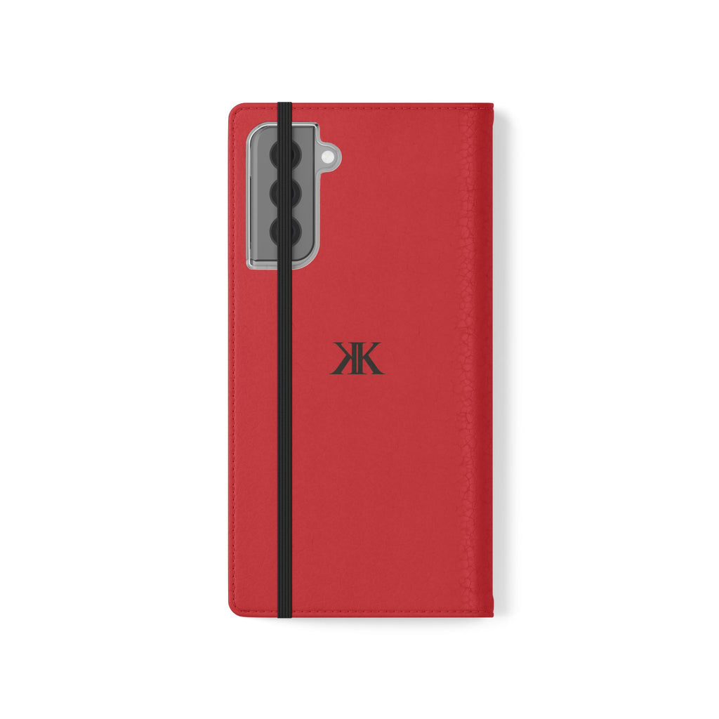 Kairos Kosmos Logo RED Flip Phone Case
