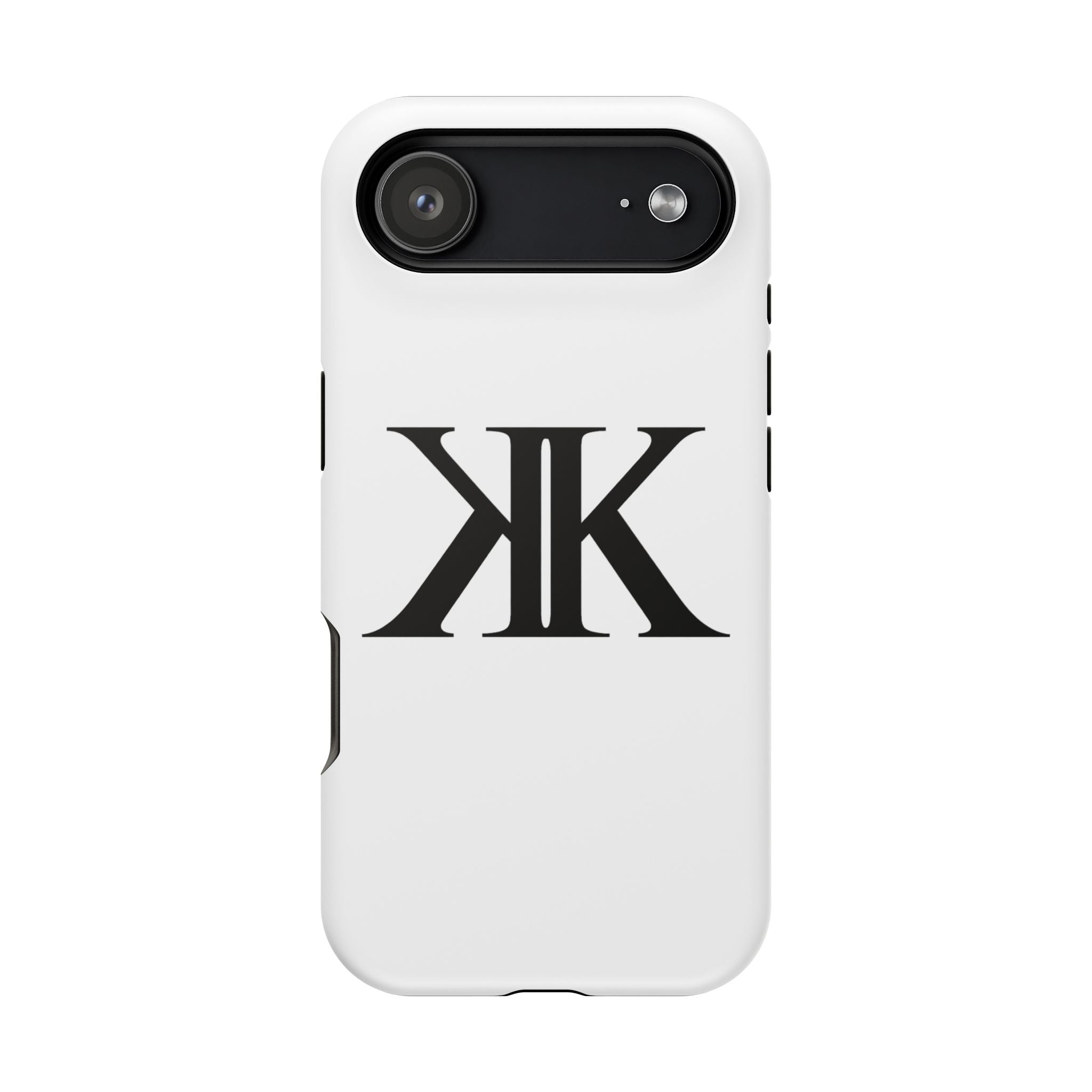 Magnetic Impact-Resistant Case with Bold KK Monogram