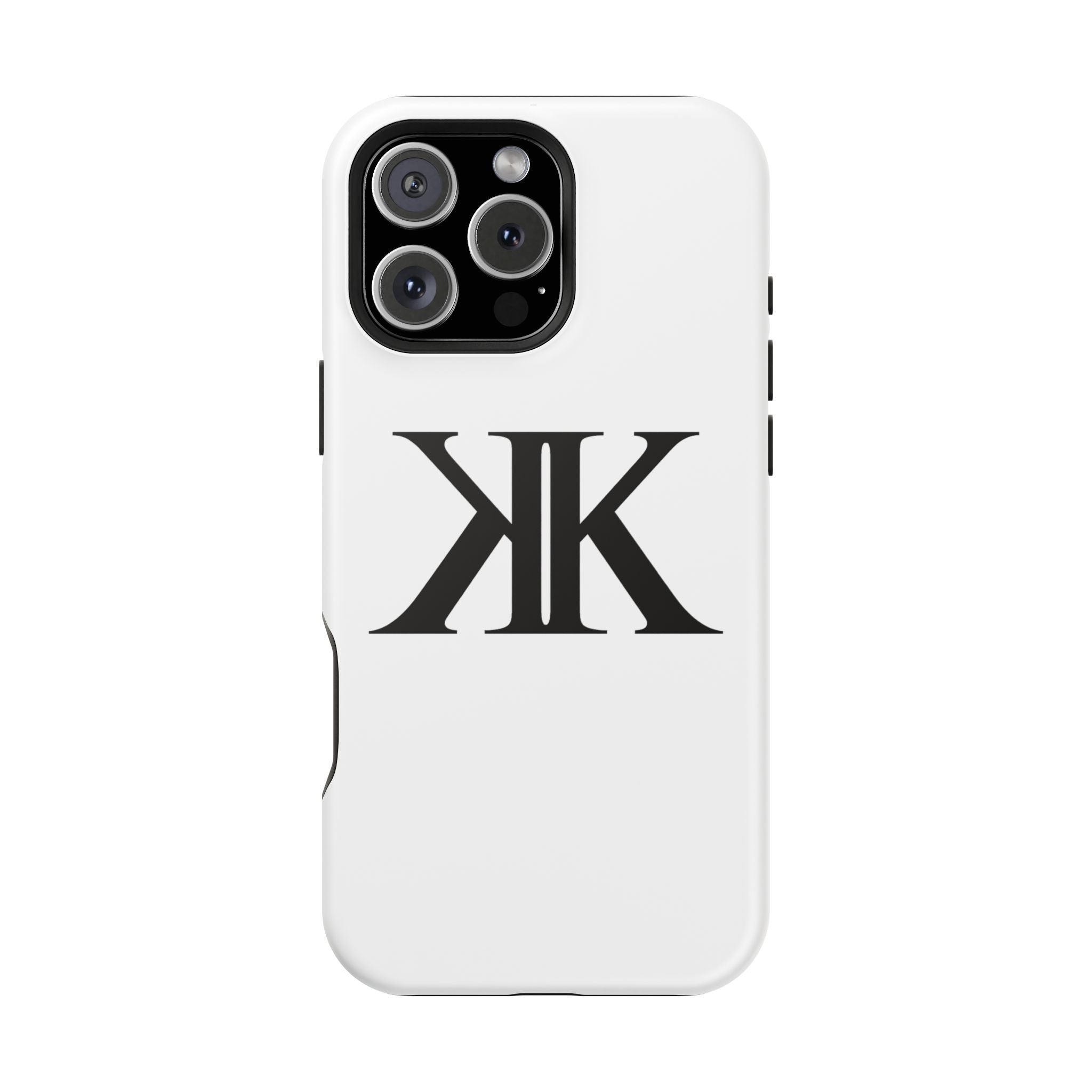 Magnetic Impact-Resistant Case with Bold KK Monogram