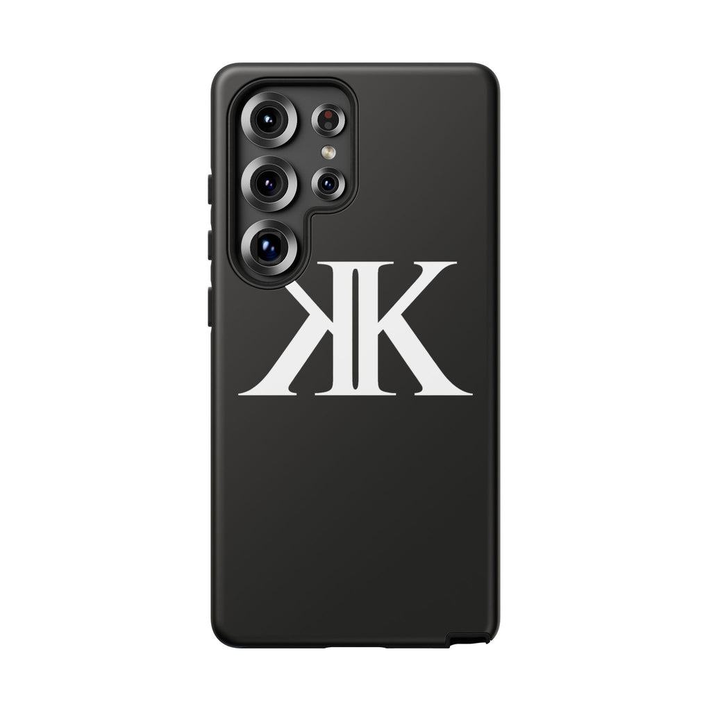 Monogram KK Phone Case BLACK — Tough Protective iPhone Cover