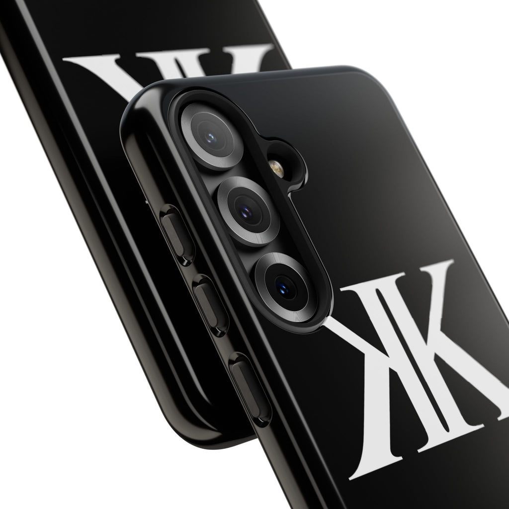 Monogram KK Phone Case BLACK — Tough Protective iPhone Cover