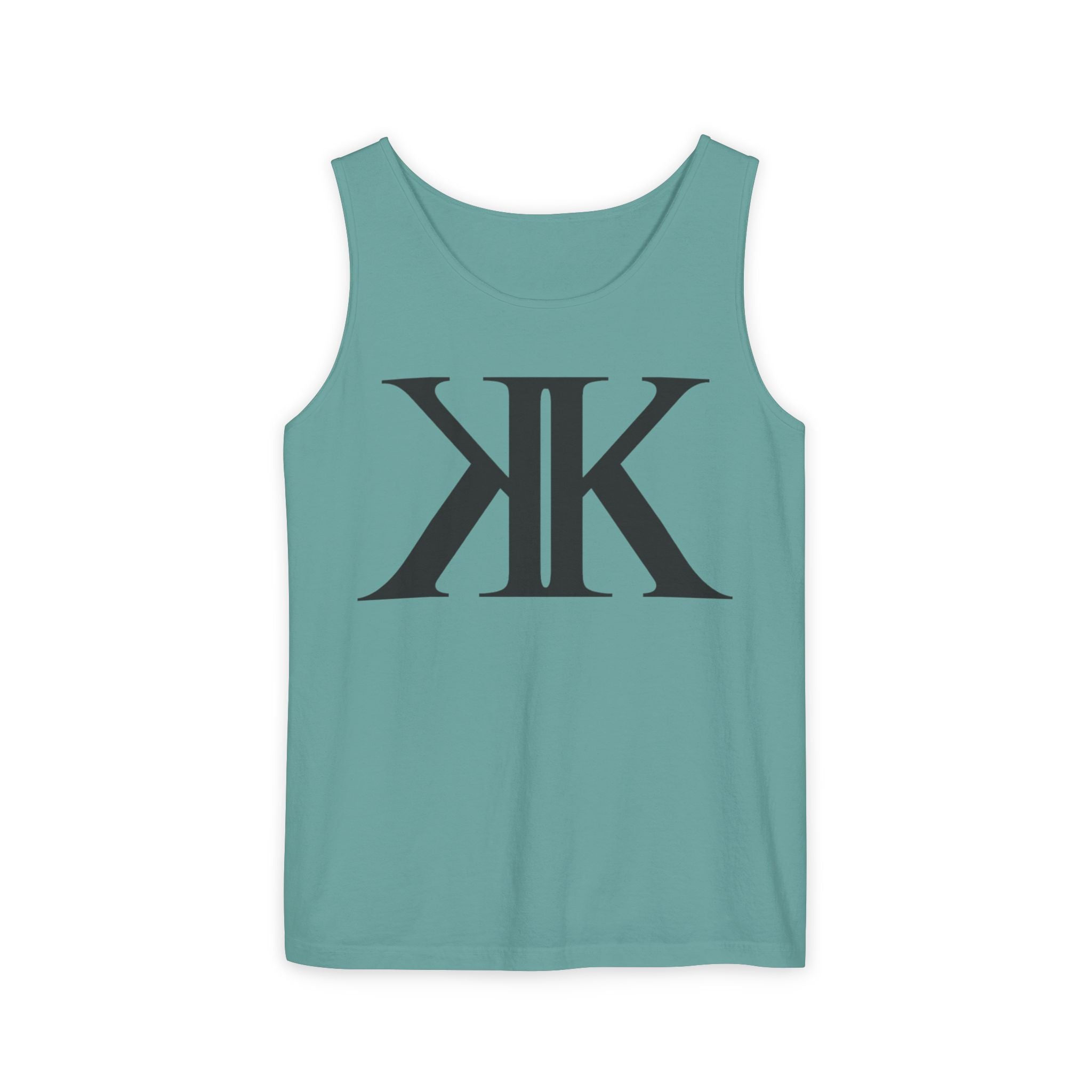 KK Monogram Tank Top — Minimalist Logo Graphic Tank