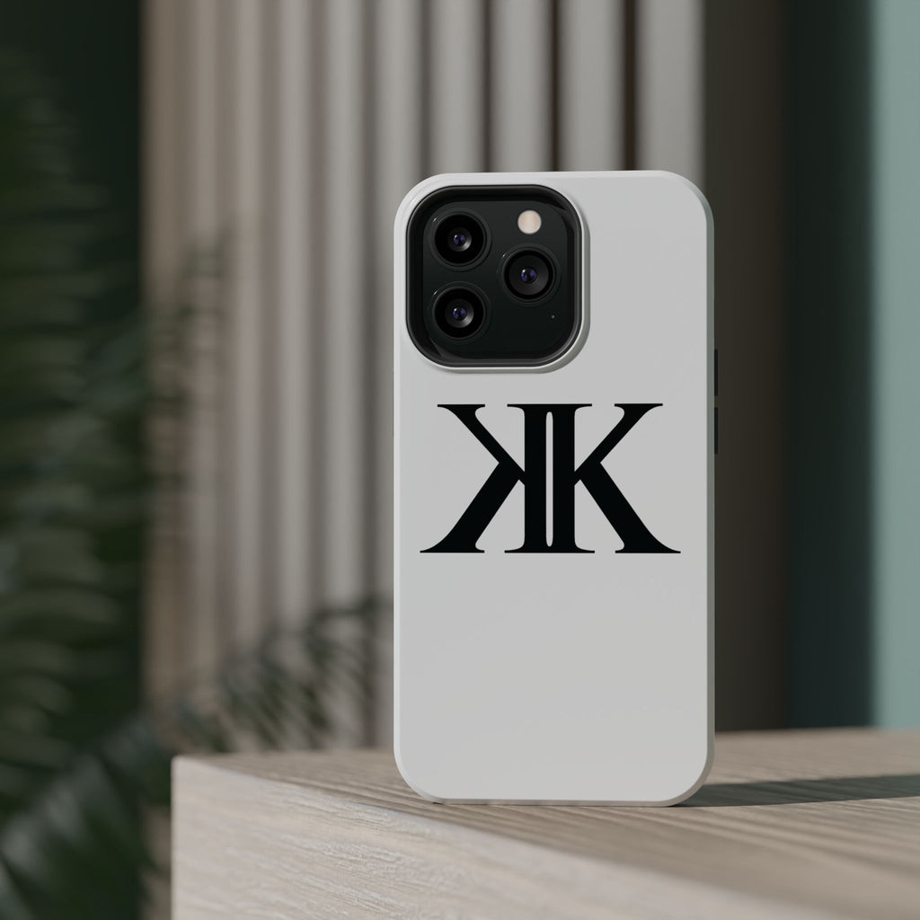Magnetic Impact-Resistant Case with Bold KK Monogram