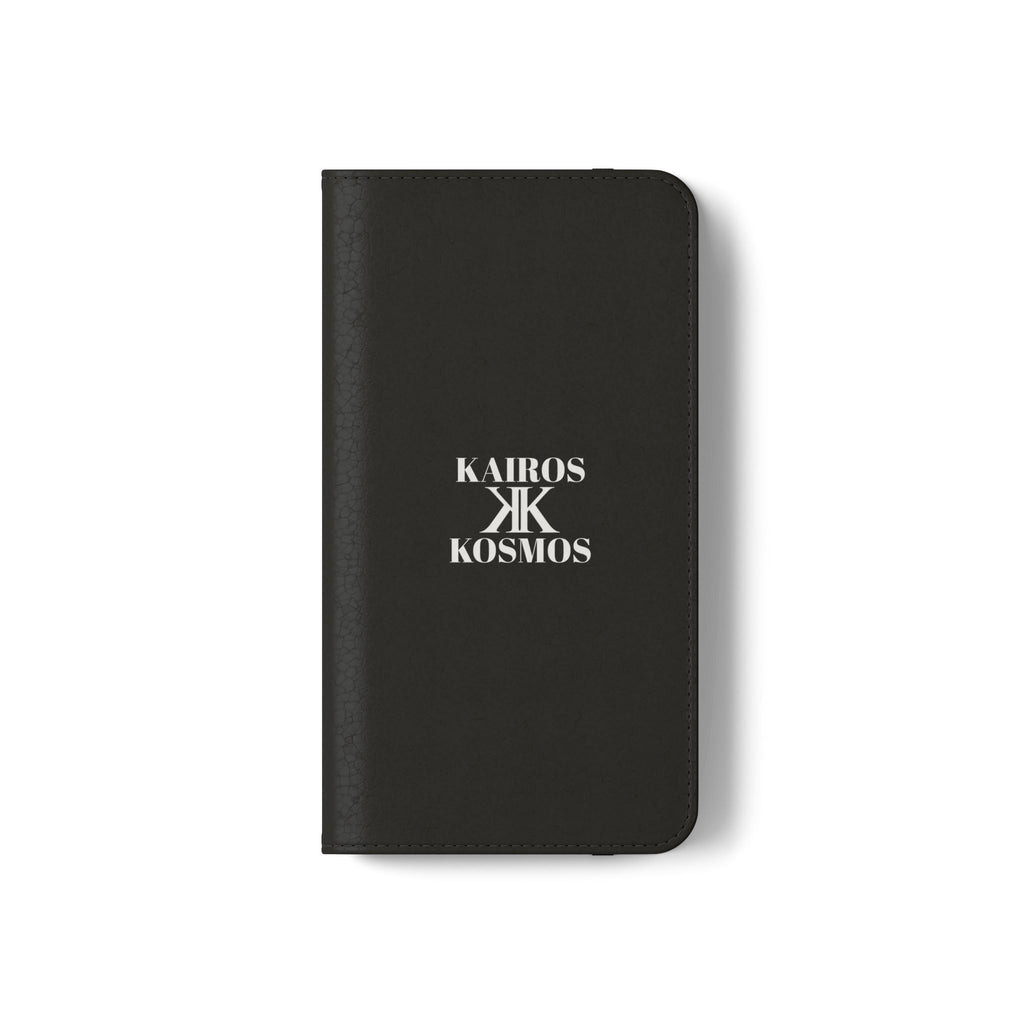 Kairos Kosmos Logo BLACK Flip Phone Case