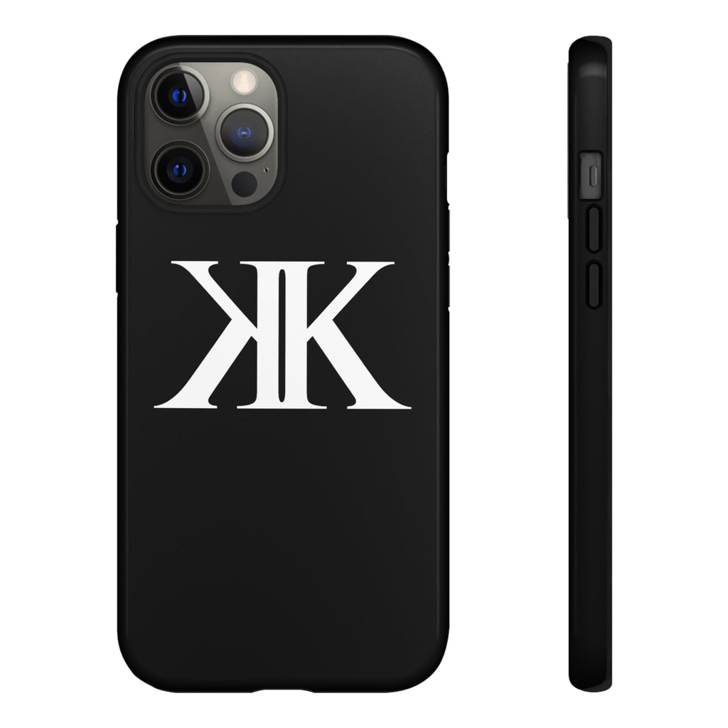 Monogram KK Phone Case BLACK — Tough Protective iPhone Cover