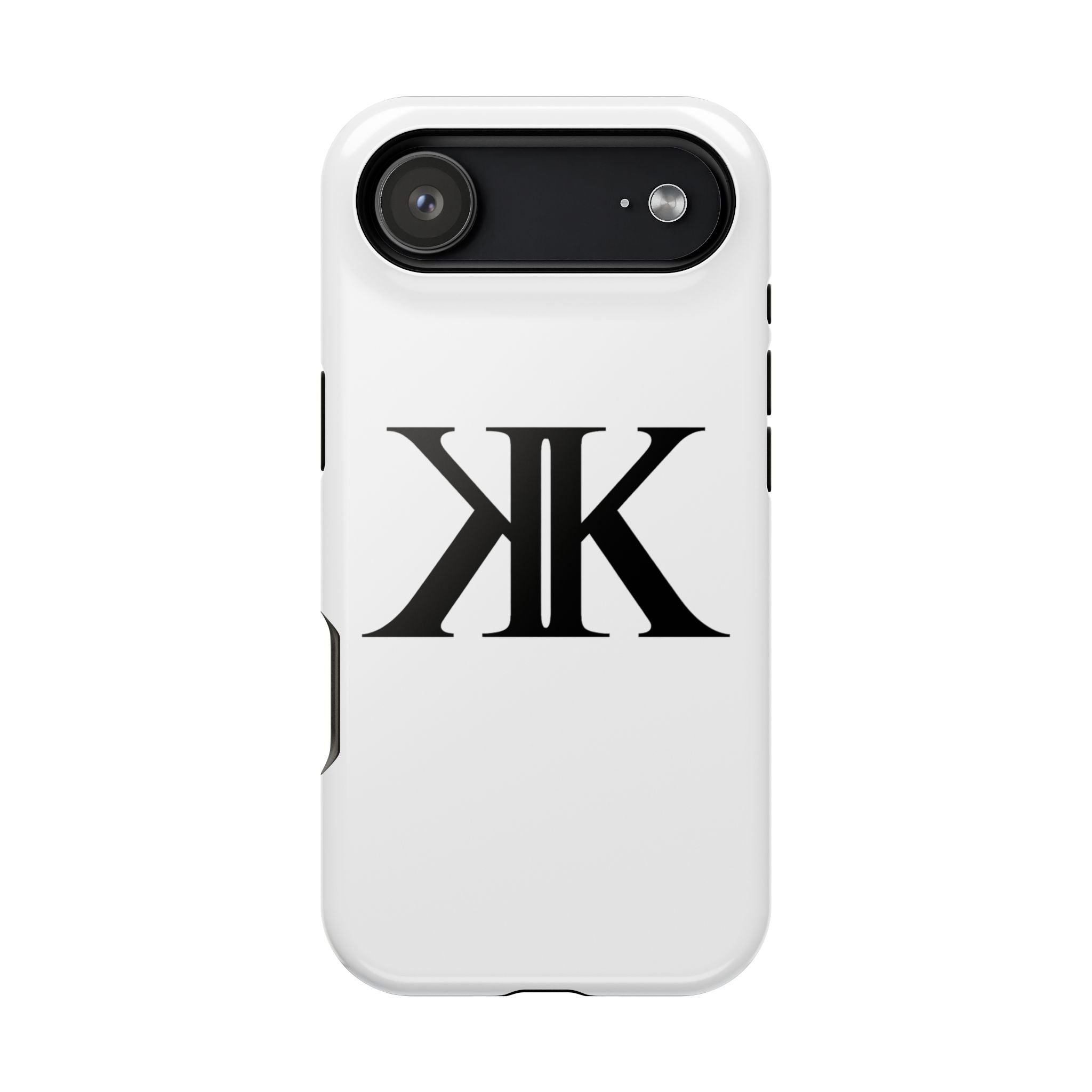 Magnetic Impact-Resistant Case with Bold KK Monogram