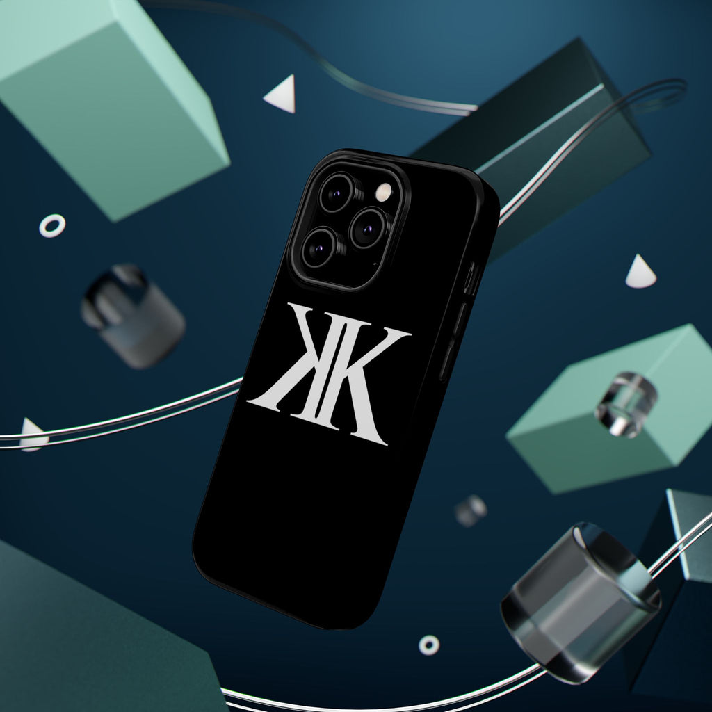 Magnetic Impact-Resistant BLACK Case with Bold KK Monogram