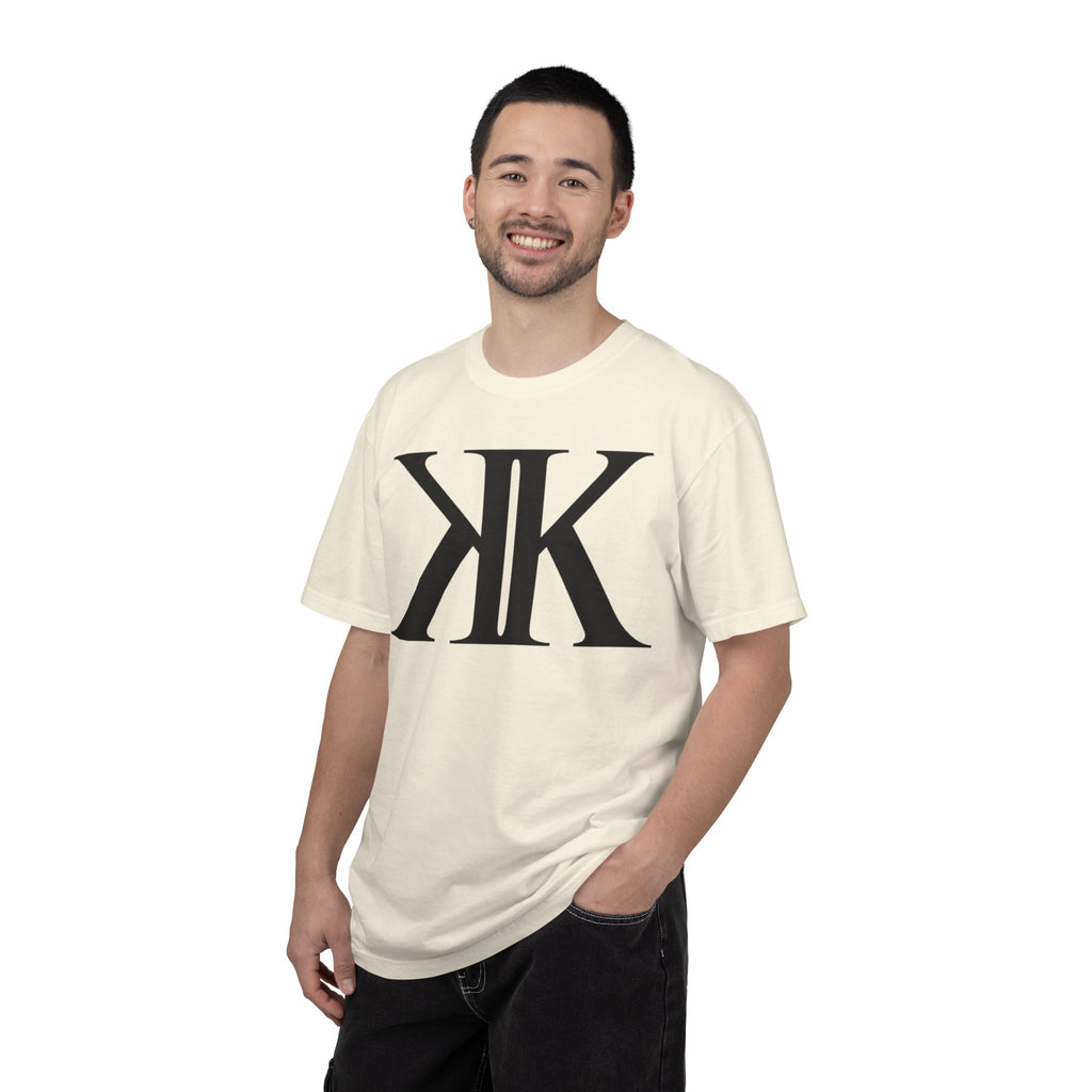 KK Monogram Tee — Bold Symmetrical Lettermark T-Shirt