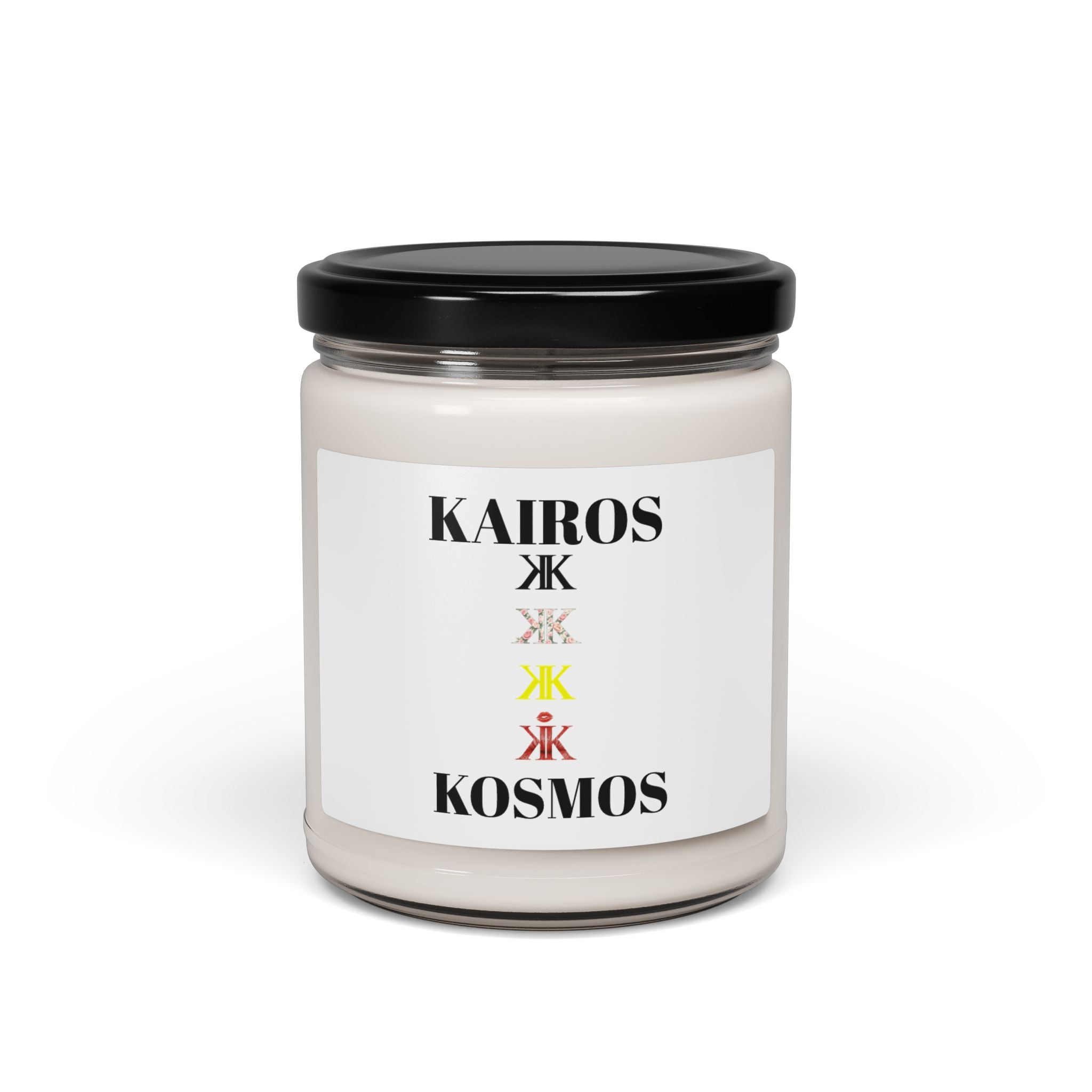 Sigil Collection Soy Candle — Kairos Kosmos Scented 9oz Jar (Minimalist Aromatherapy)