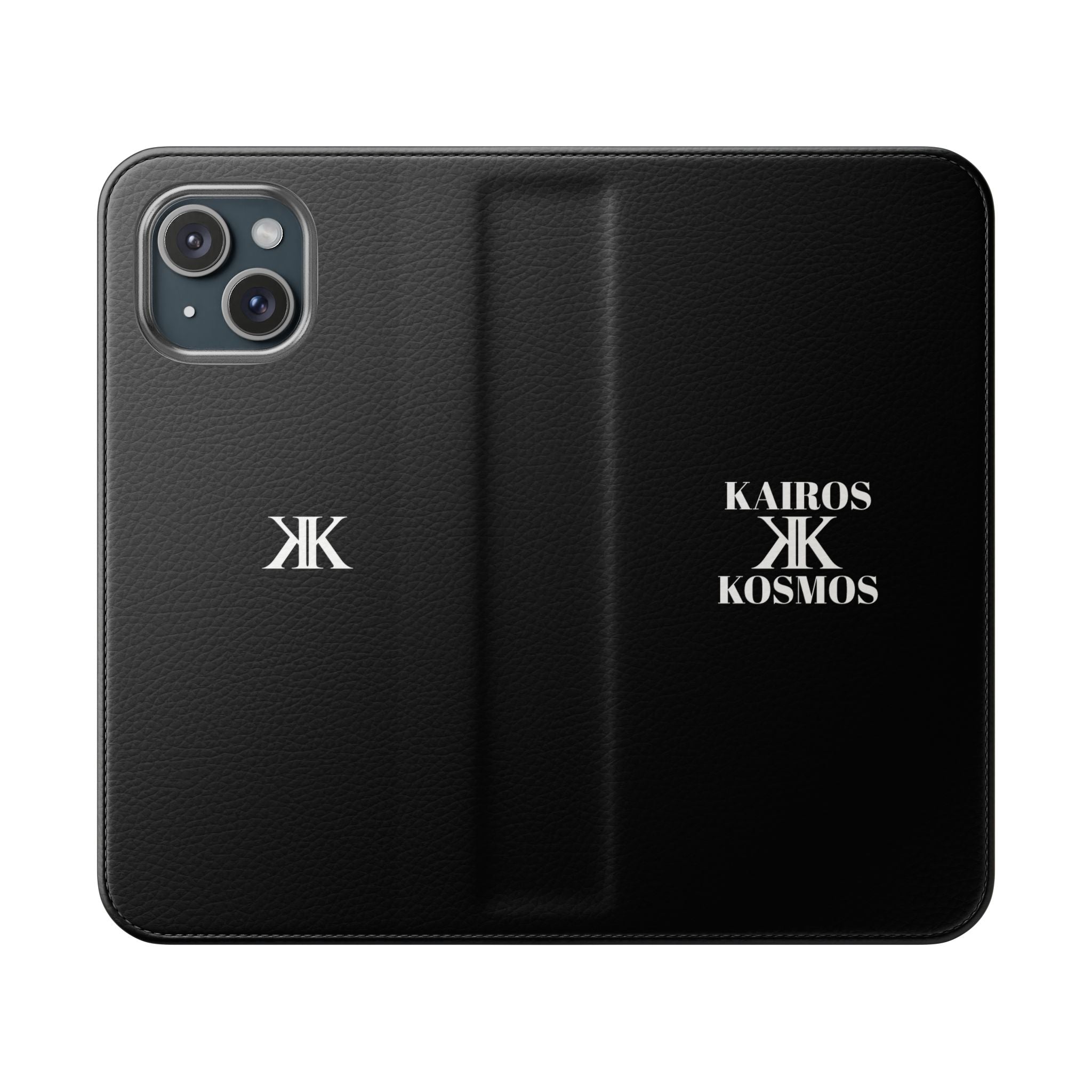 Kairos Kosmos Logo BLACK Flip Phone Case
