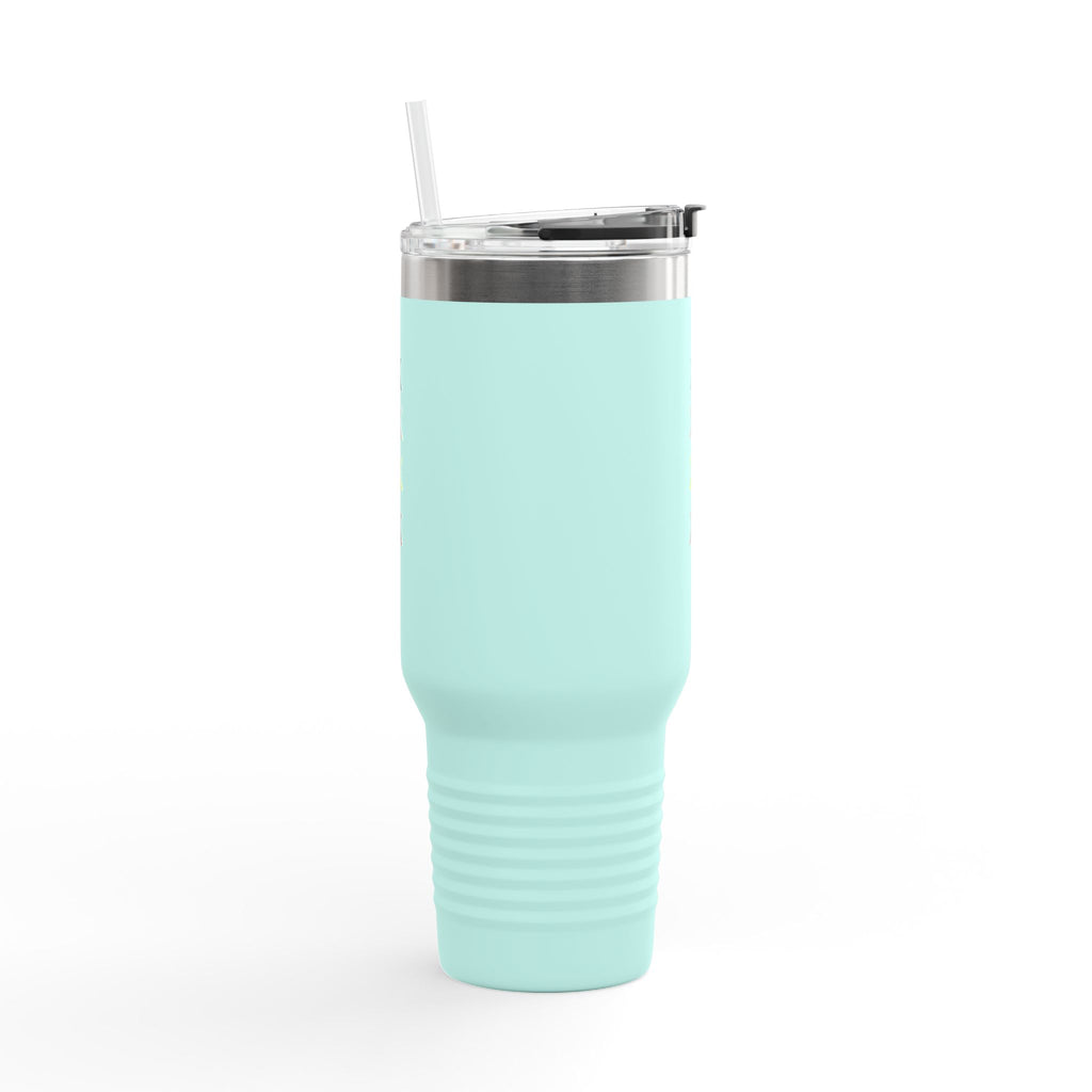Sigil Collection 40oz Insulated Travel Mug — Vertical Monogram