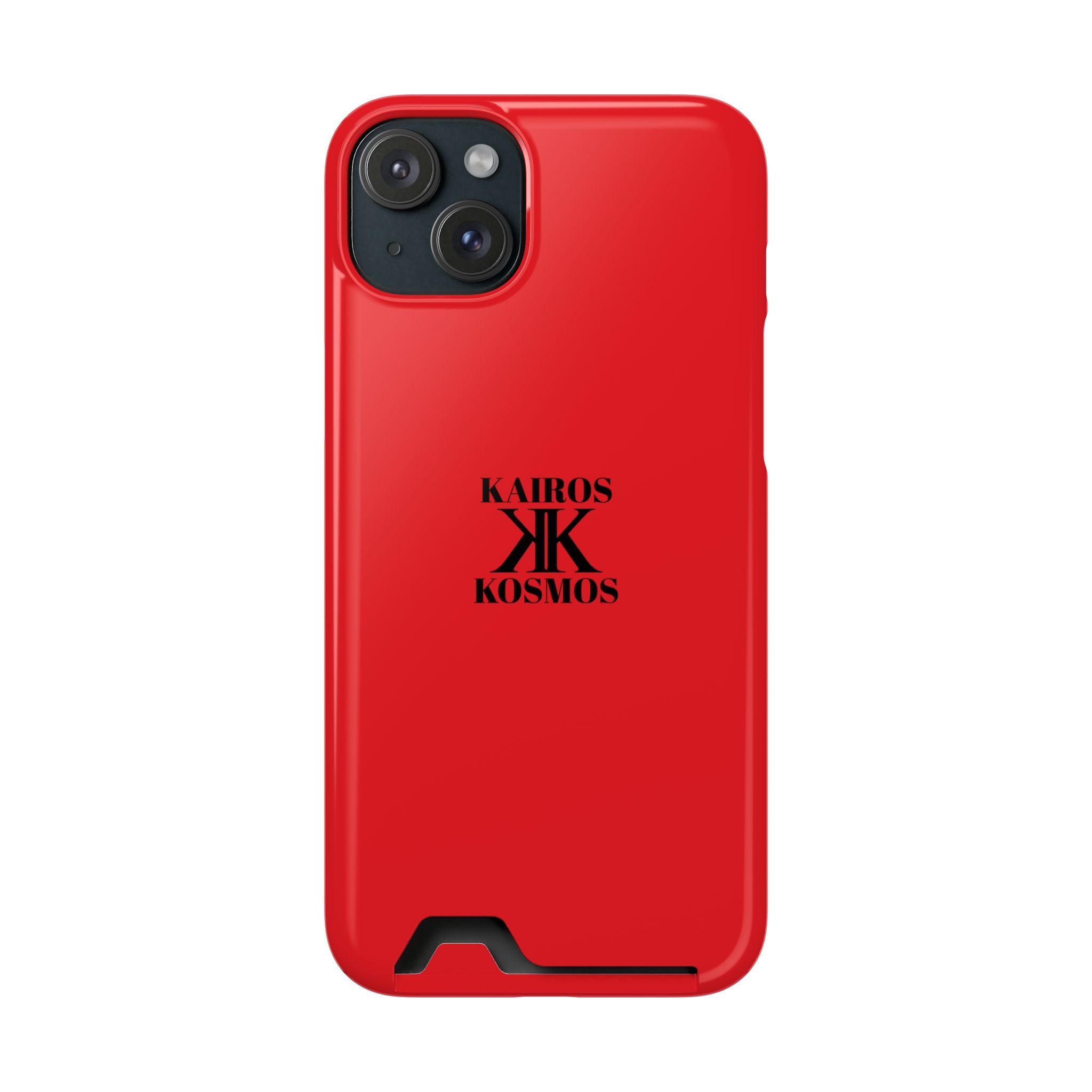 Kairos Kosmos RED Cardholder Phone Case — Slim Protective Wallet Case