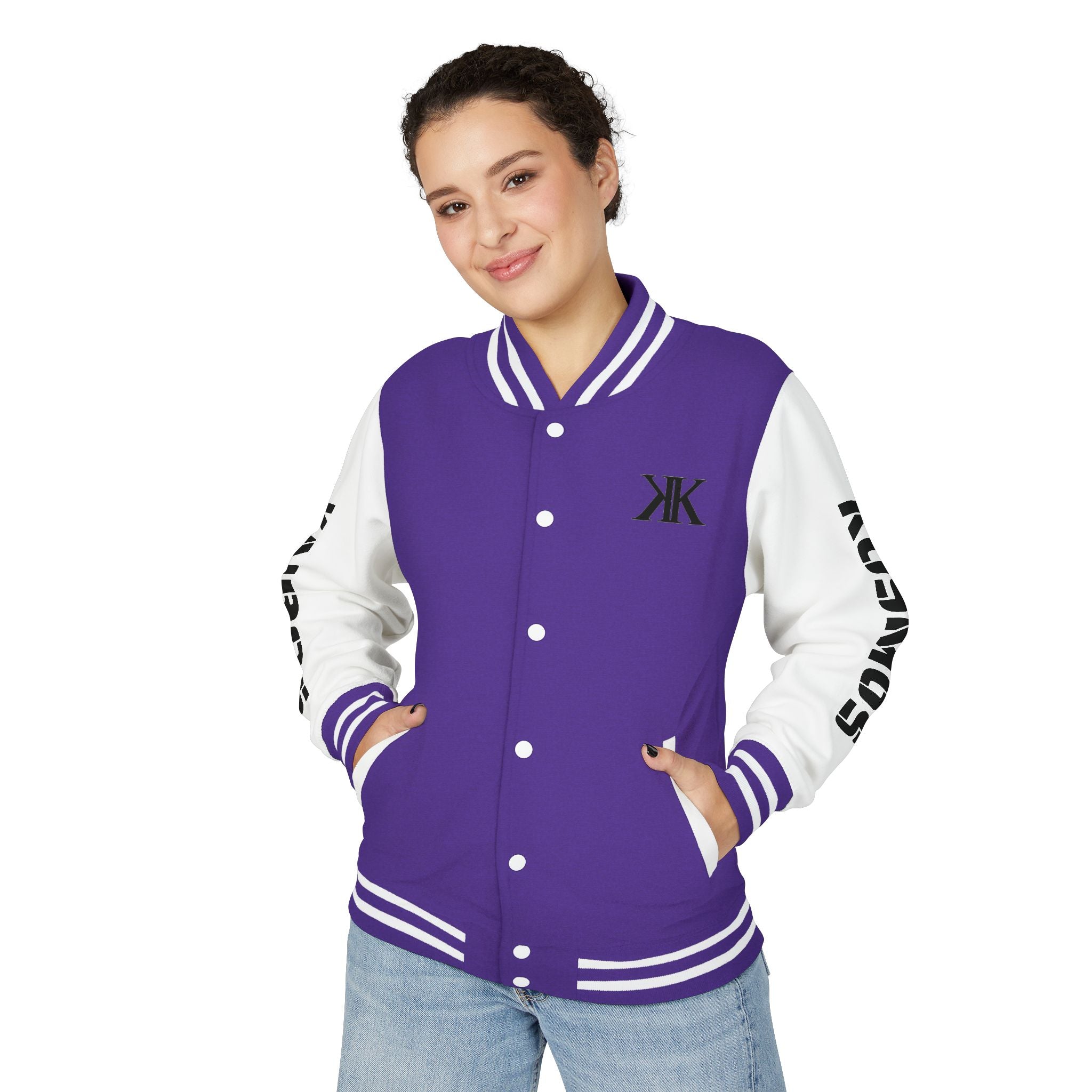 Letterman Jacket — "Give No Fu*ks" Bold Varsity Bomber