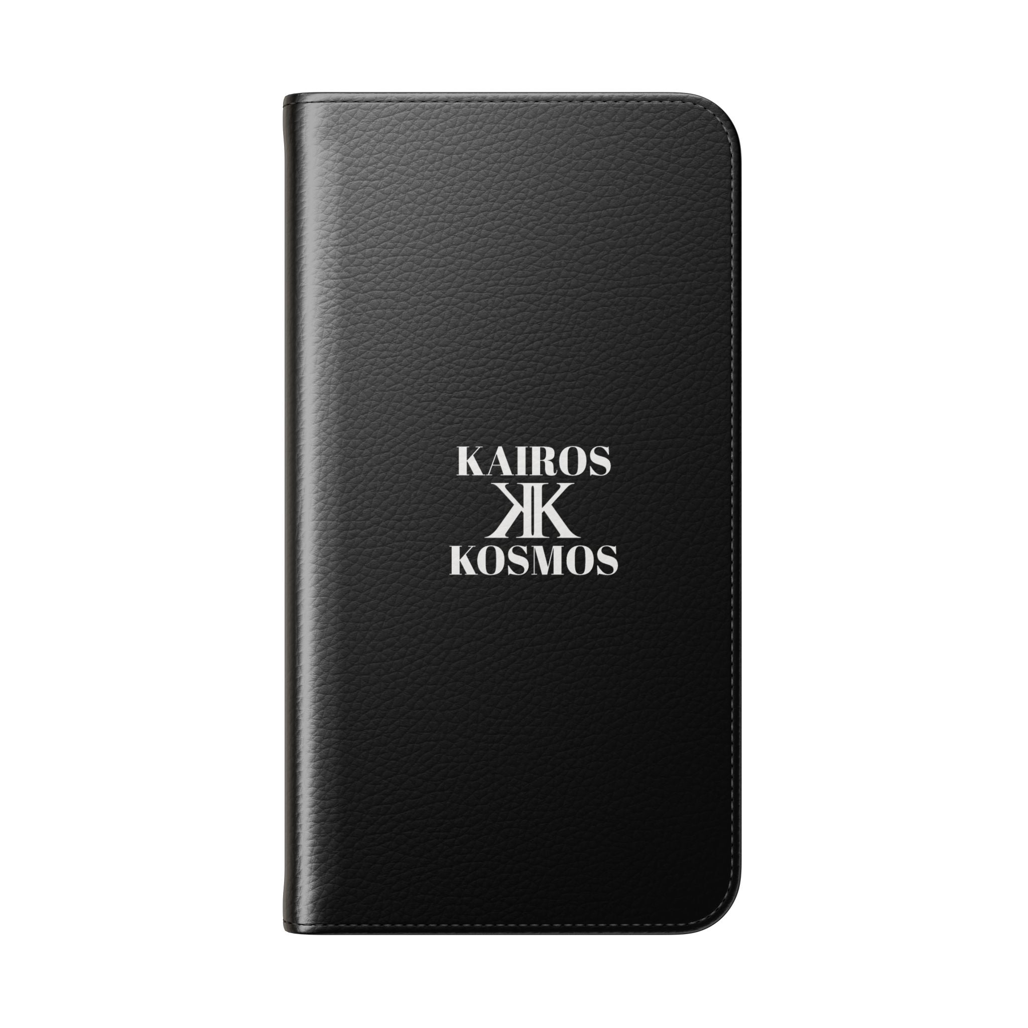 Kairos Kosmos Logo BLACK Flip Phone Case