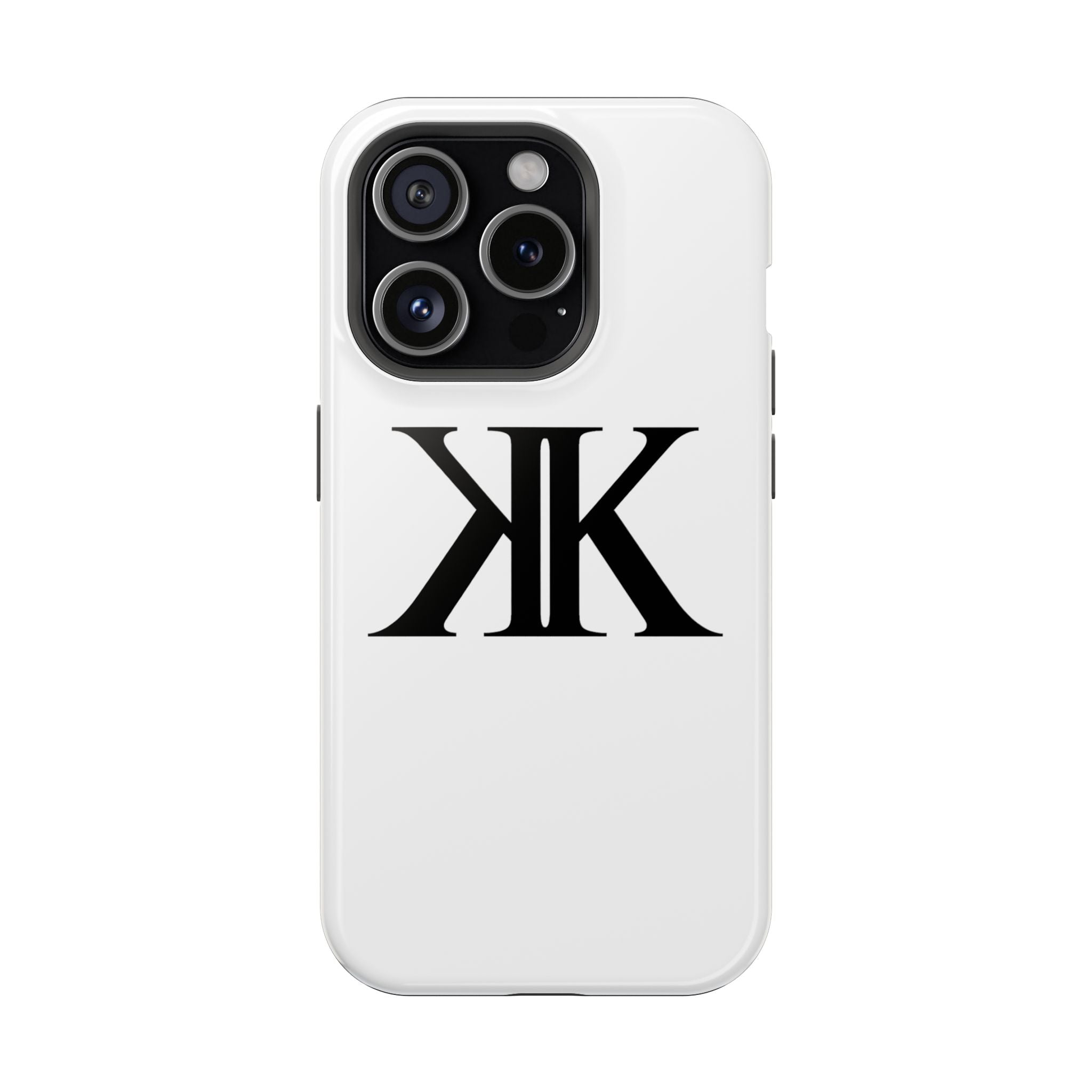 Magnetic Impact-Resistant Case with Bold KK Monogram