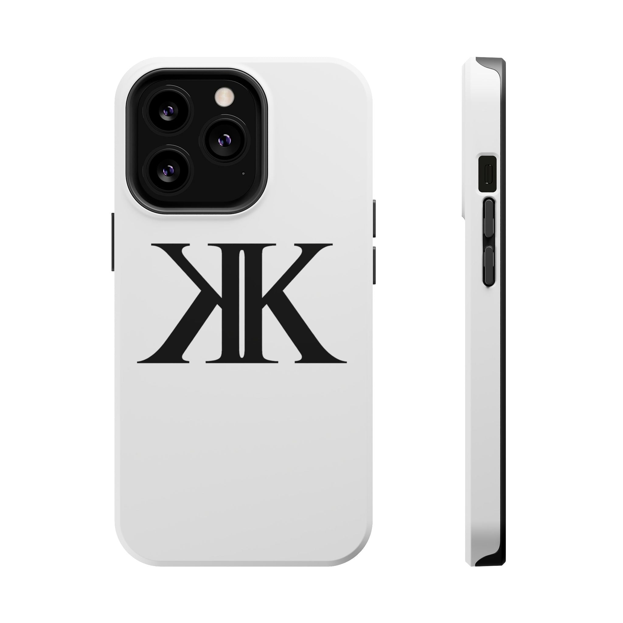 Magnetic Impact-Resistant Case with Bold KK Monogram