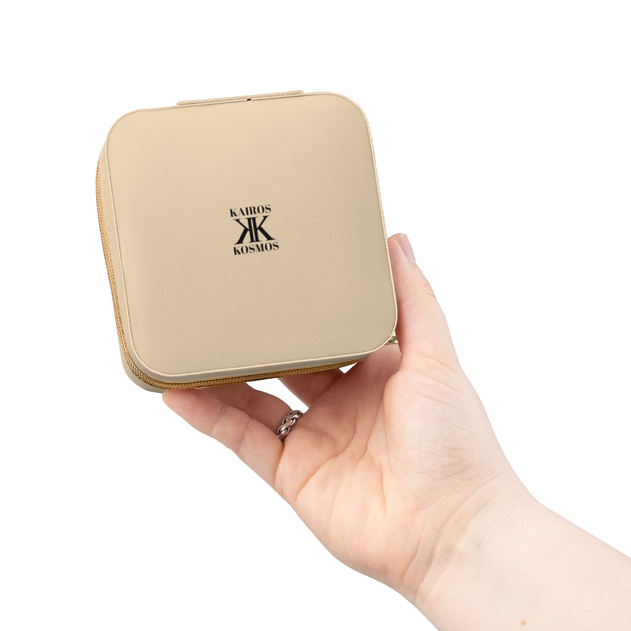 Compact Travel Jewelry Case — Portable Ring & Earring Organizer