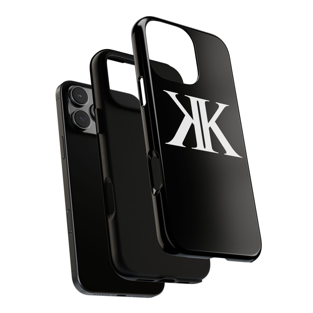 Monogram KK Phone Case BLACK — Tough Protective iPhone Cover