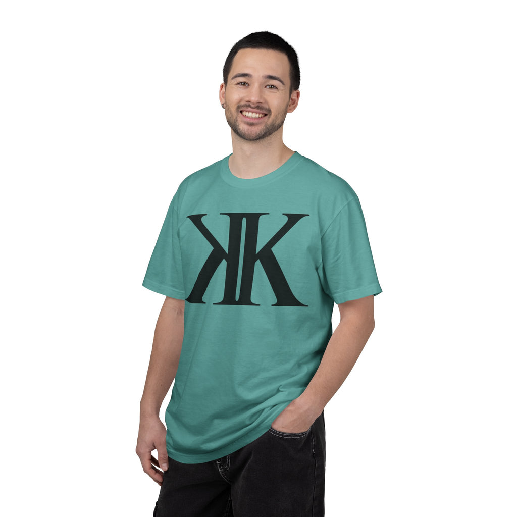 KK Monogram Tee — Bold Symmetrical Lettermark T-Shirt