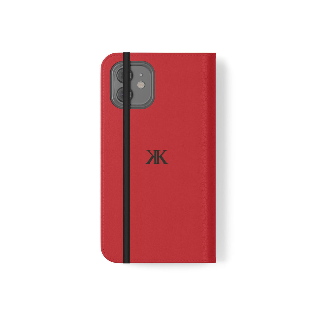 Kairos Kosmos Logo RED Flip Phone Case