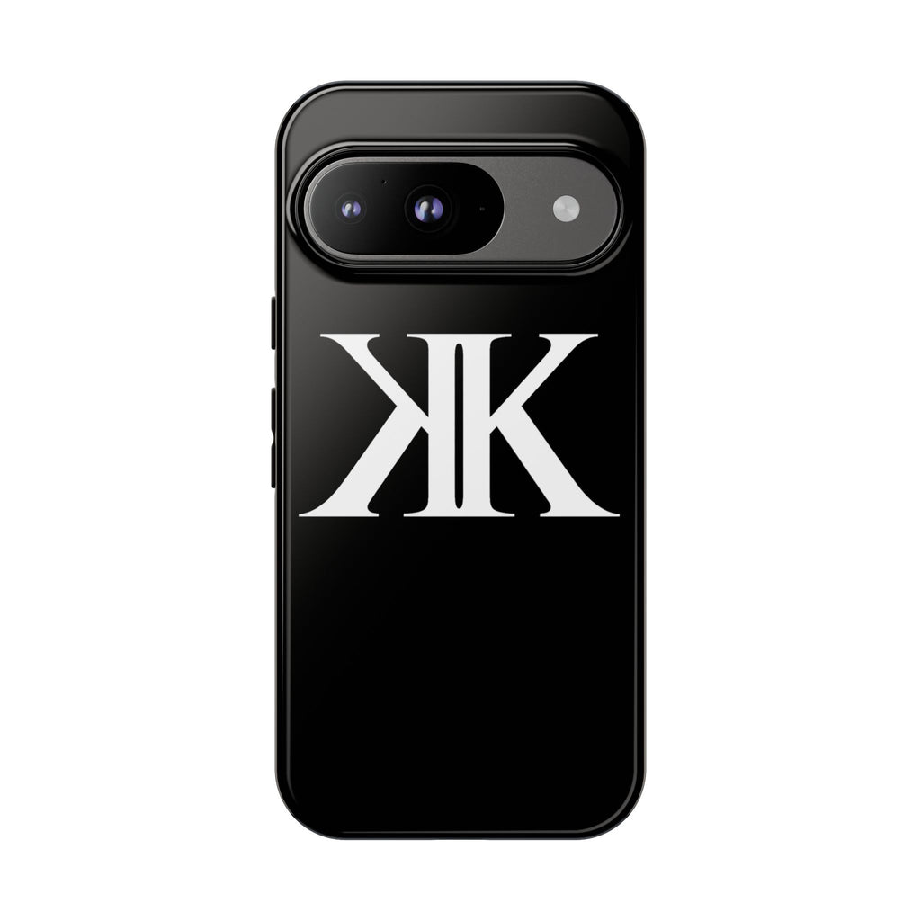 Monogram KK Phone Case BLACK — Tough Protective iPhone Cover