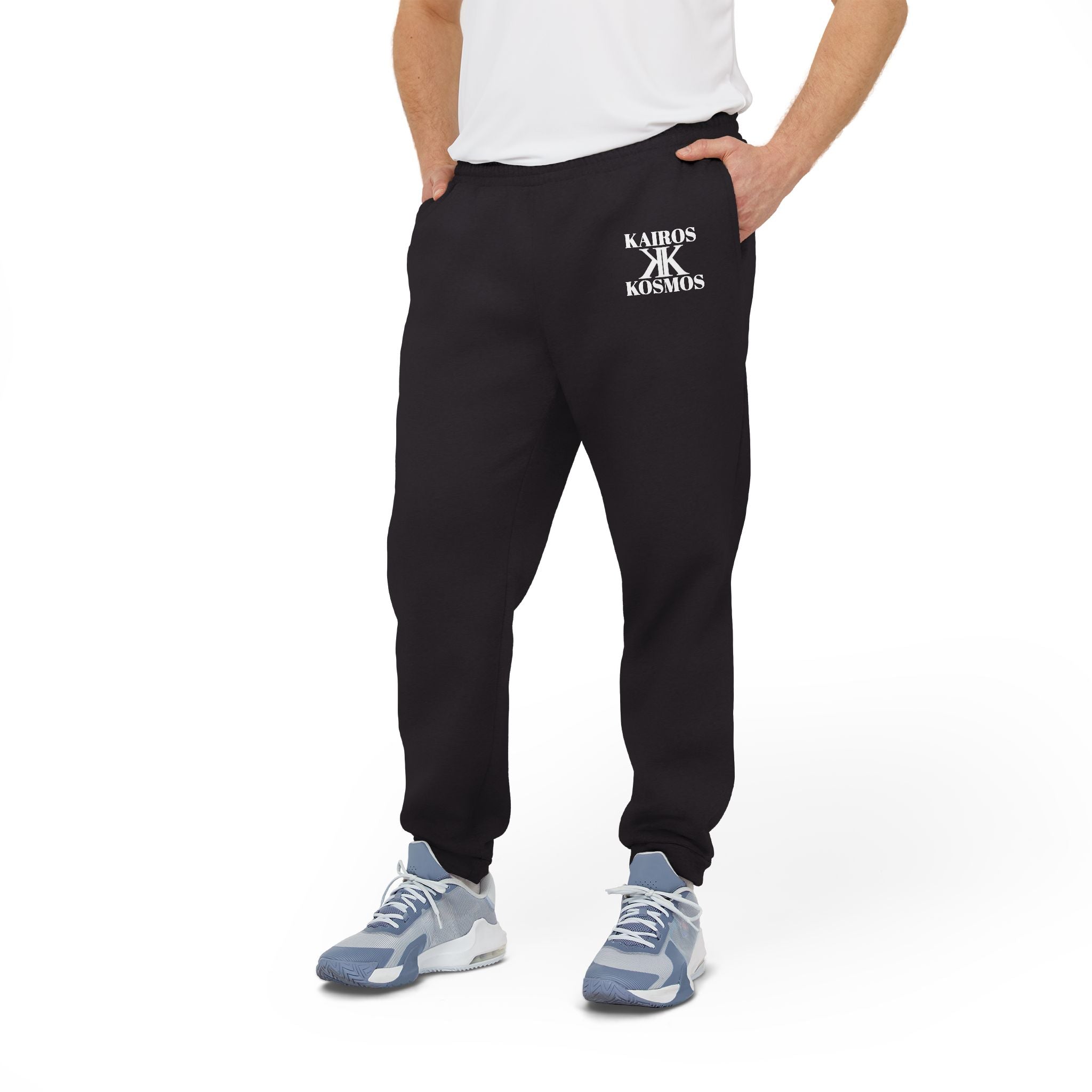 Adidas® Fleece Kairos Kosmos Joggers — Cozy Gray Athletic Sweatpants
