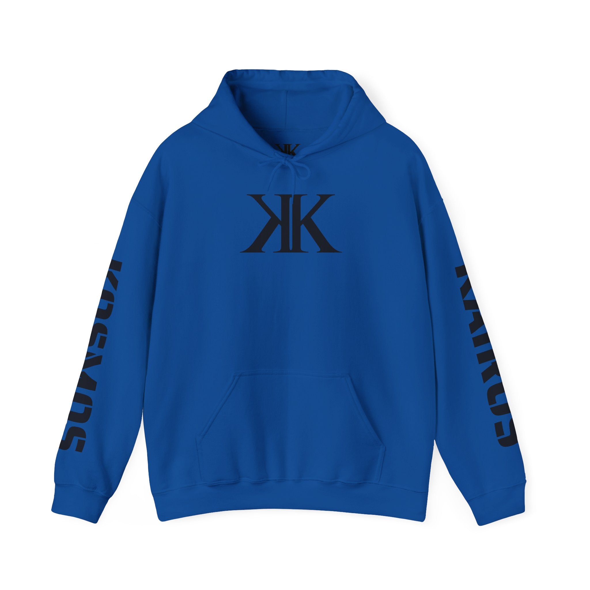 KAIROS KOSMOS Logo Hoodie — Minimalist Black Emblem Pullover