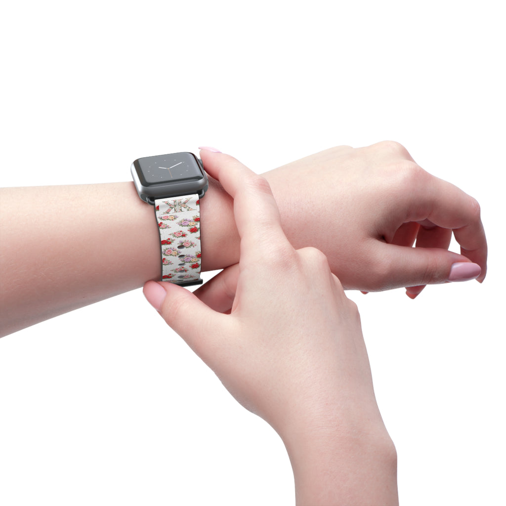 Anthos Collection Floral Vintage Watch Band — Apple Watch Strap